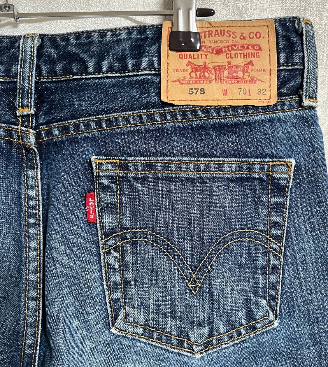 리바이스 578 부츠컷 플레어진 대님 팬츠 청바지 27 상품이미지7