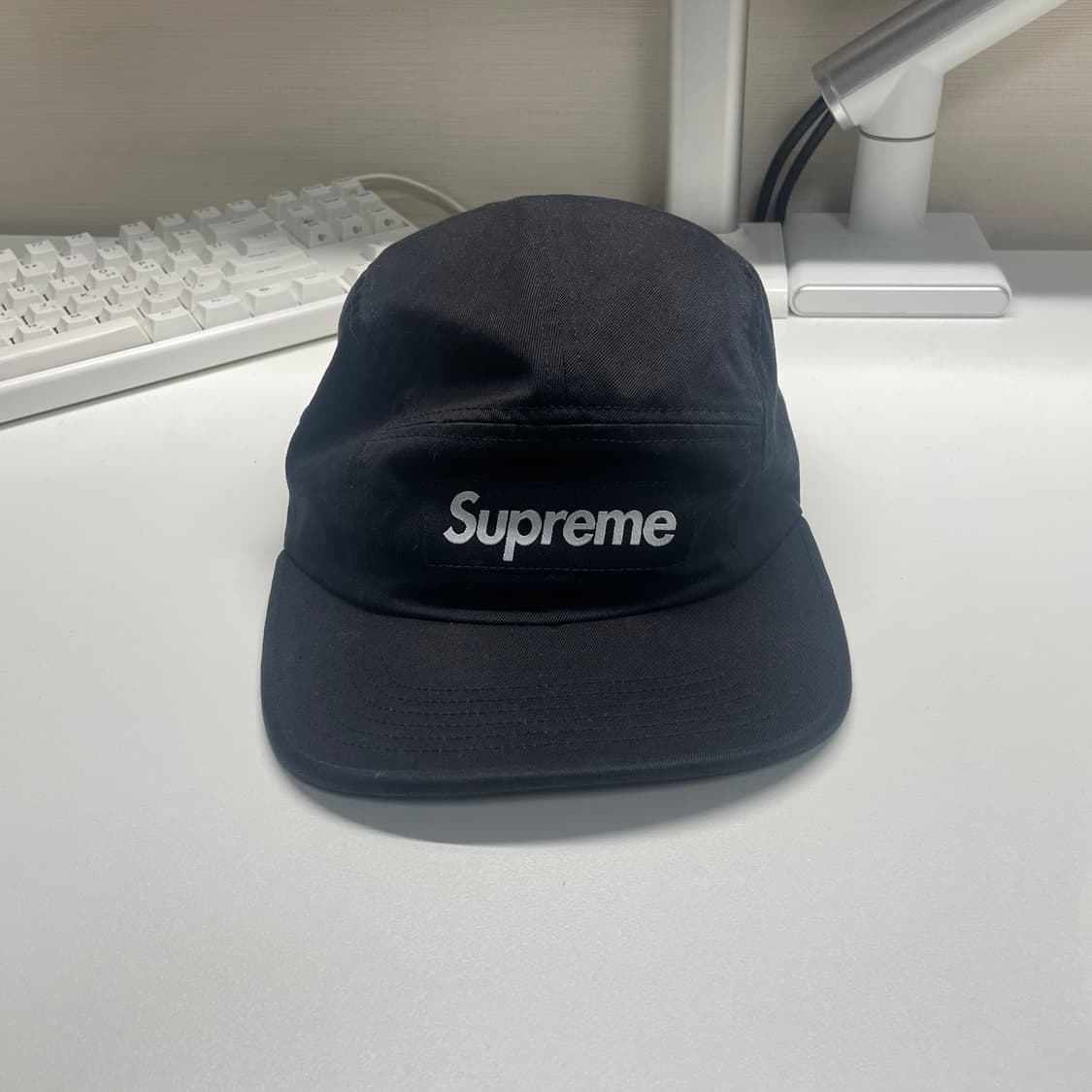 슈프림 워시드 치노 트윌 캠프캡 (크림 구매) 상품이미지2