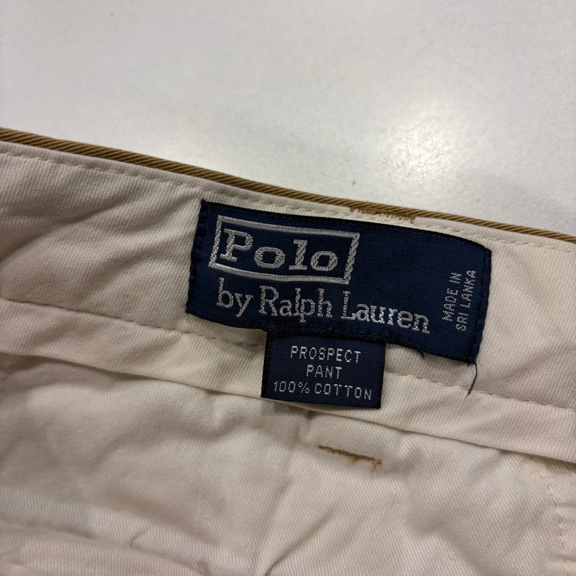 [34x32] 폴로 랄프로렌 치노 코튼 베이지 면바지 B927 상품이미지7