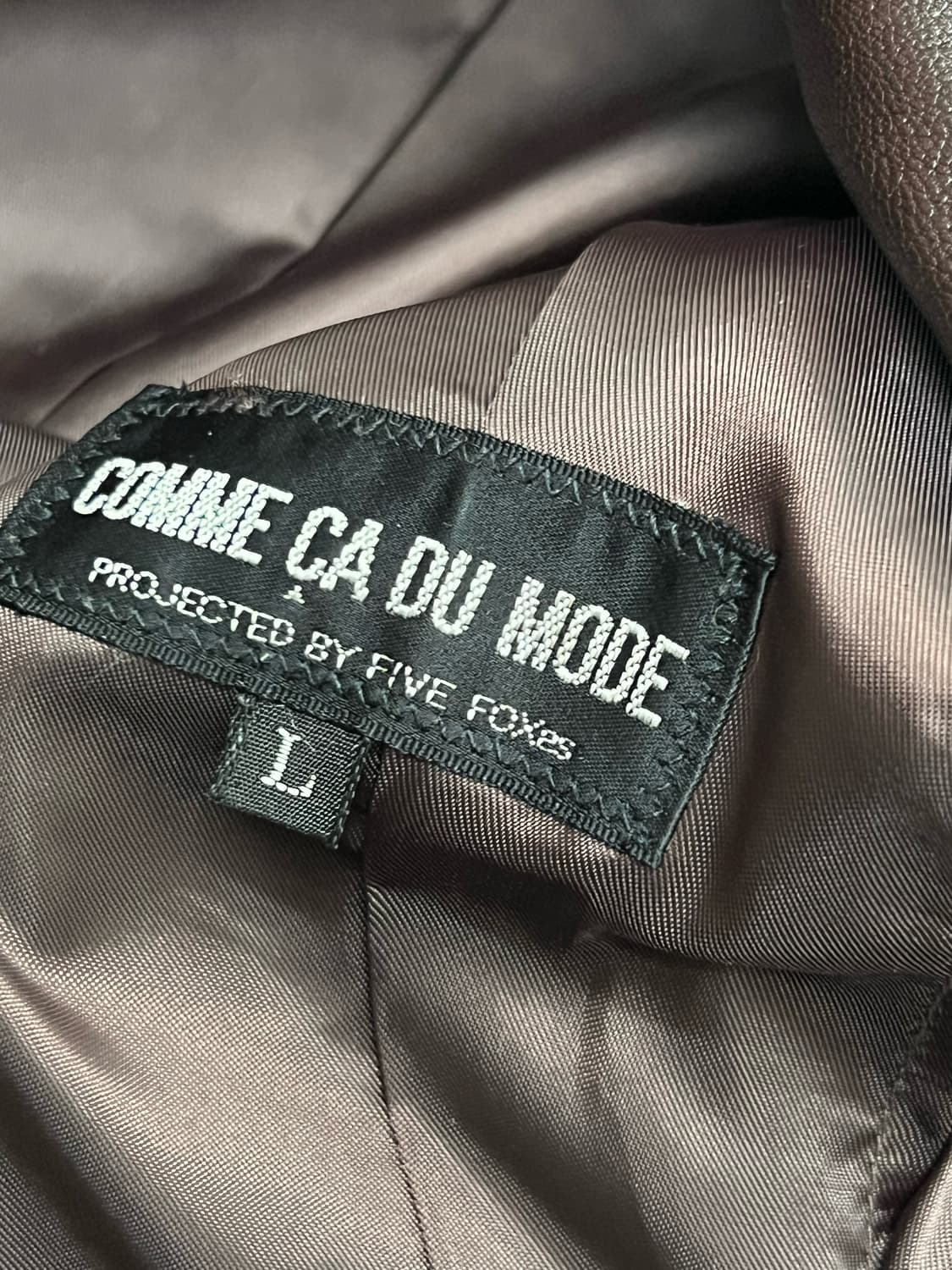 Comme ca du mode (W) Leather Jacket 상품이미지6