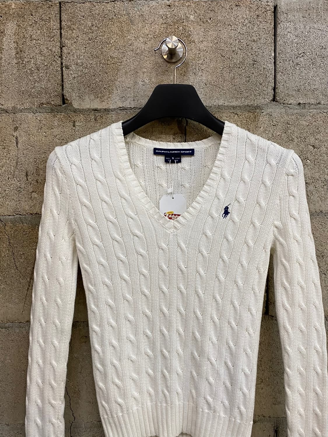 [S] Polo RL Cable V-Neck Sweater 상품이미지2