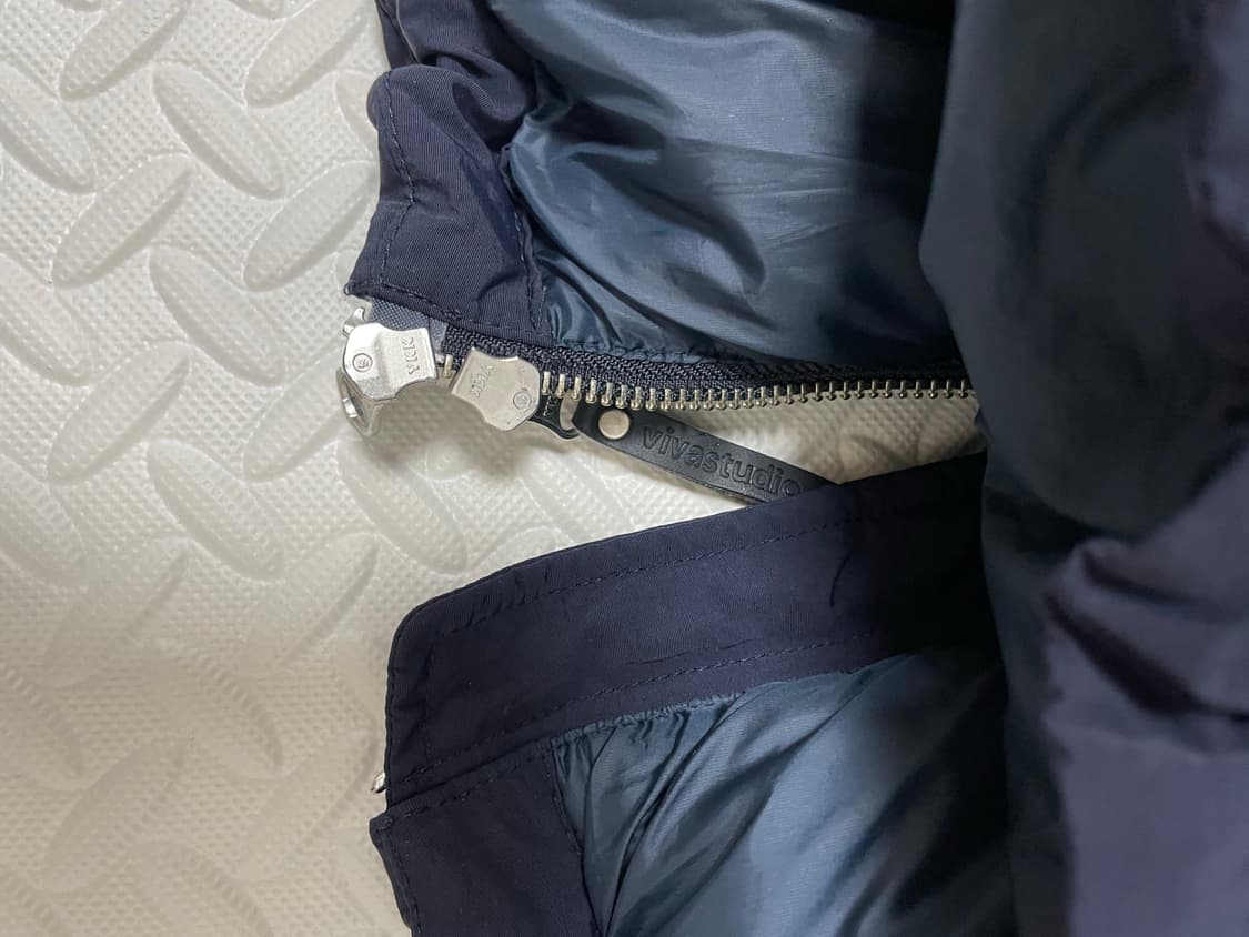 비바스튜디오 푸퍼패딩 숏패딩 덕다운 네이비 M 상품이미지6