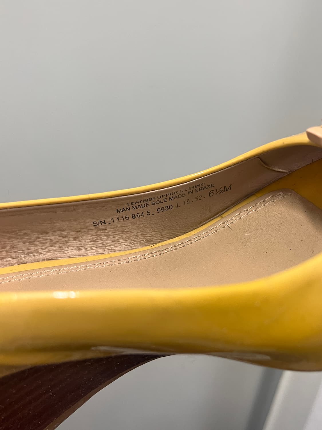 ToryBurch yellow wedge heel 상품이미지9
