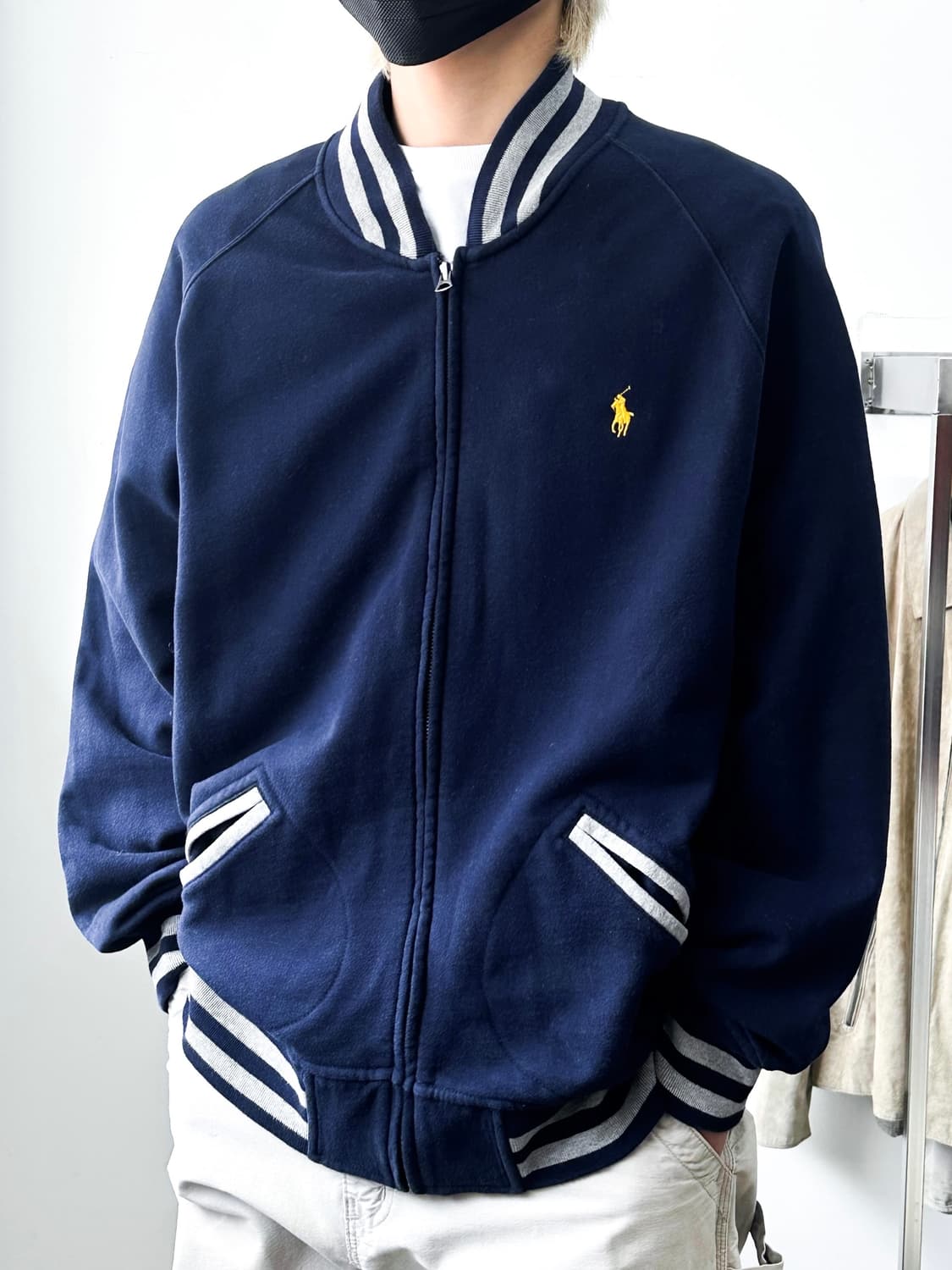 폴로 랄프로렌 코튼 블루종 자켓 네이비 상품이미지2