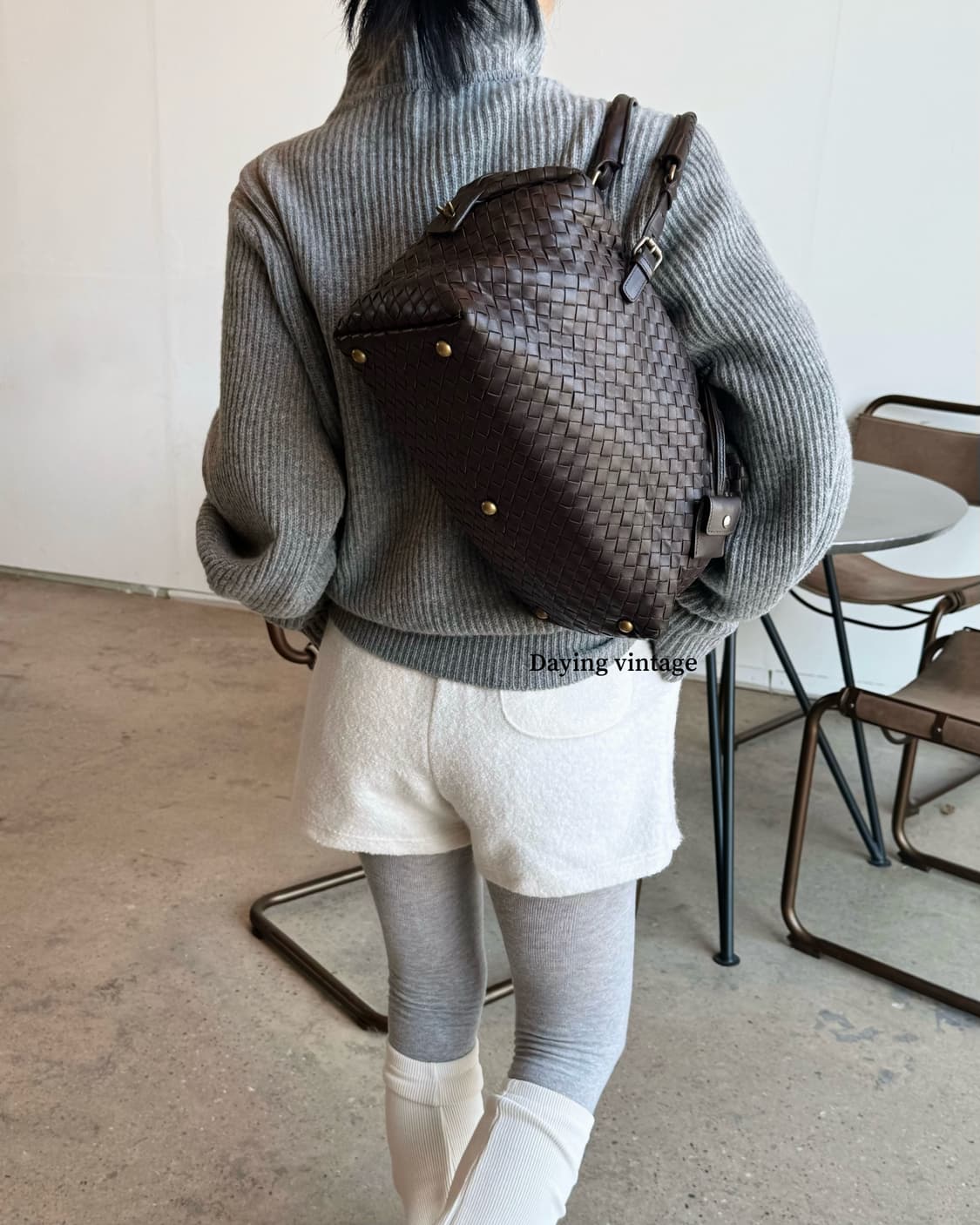 보테가 베네타 인트레치아토 보스턴백 상품이미지3