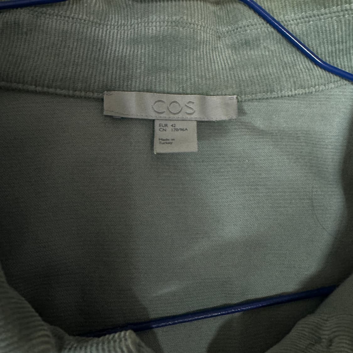 cos 코스 코듀로이  엘라스틴 여성  아노락셔츠 42사이즈 (77-88 상품이미지2