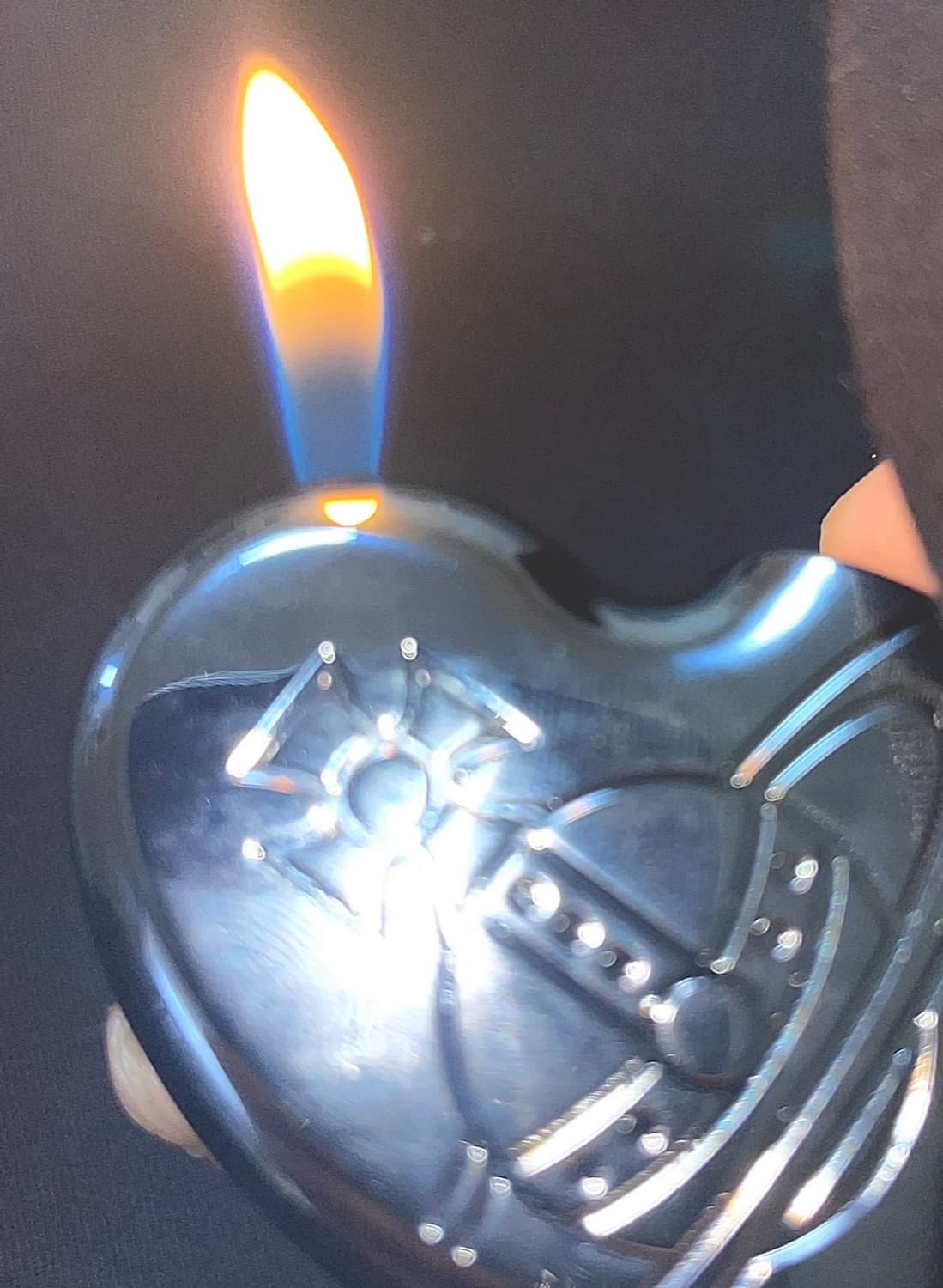 비비안웨스트우드 하트라이터 실버 상품이미지4