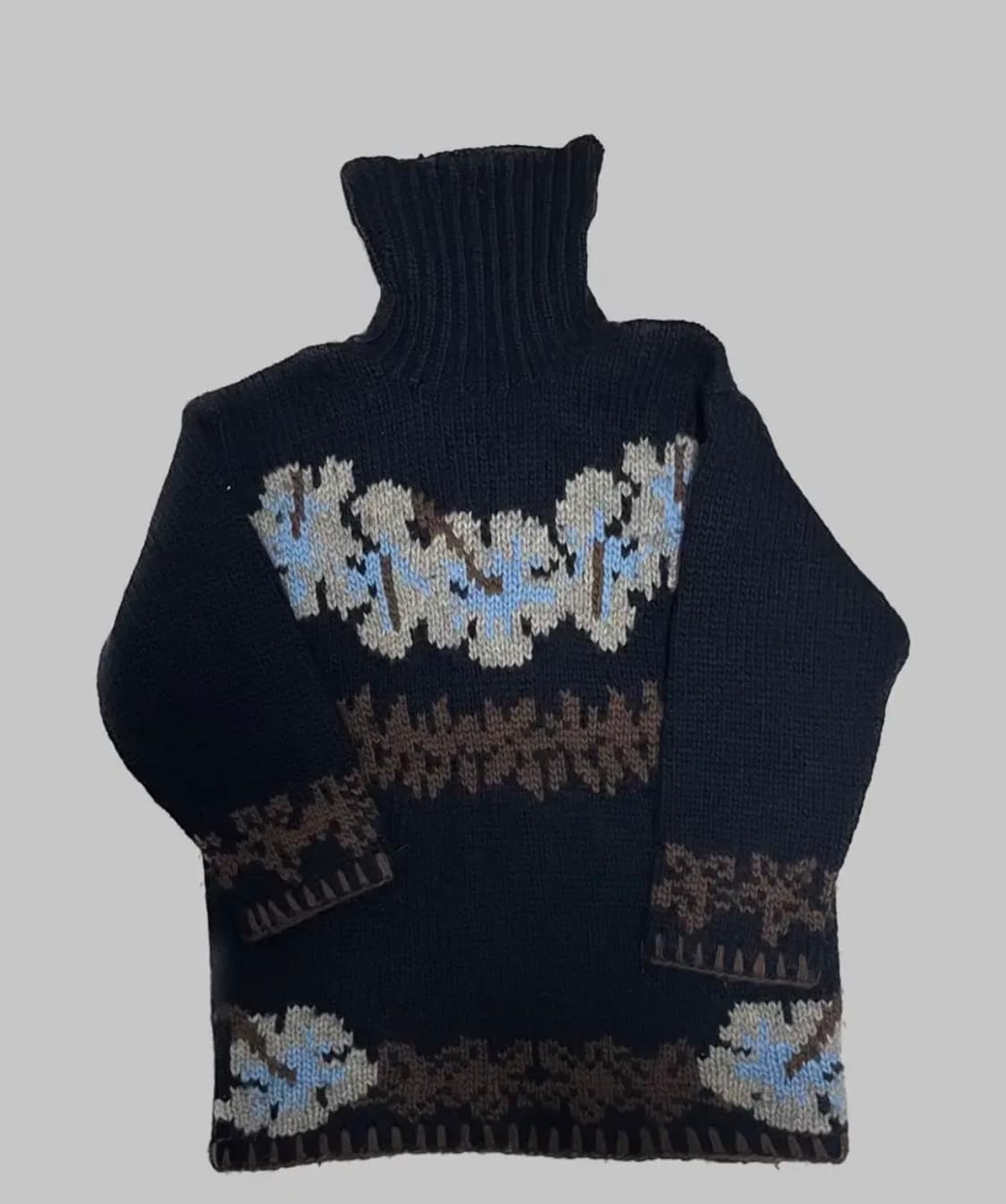 알바로사 알파카 100% 폴라 니트 상품이미지1