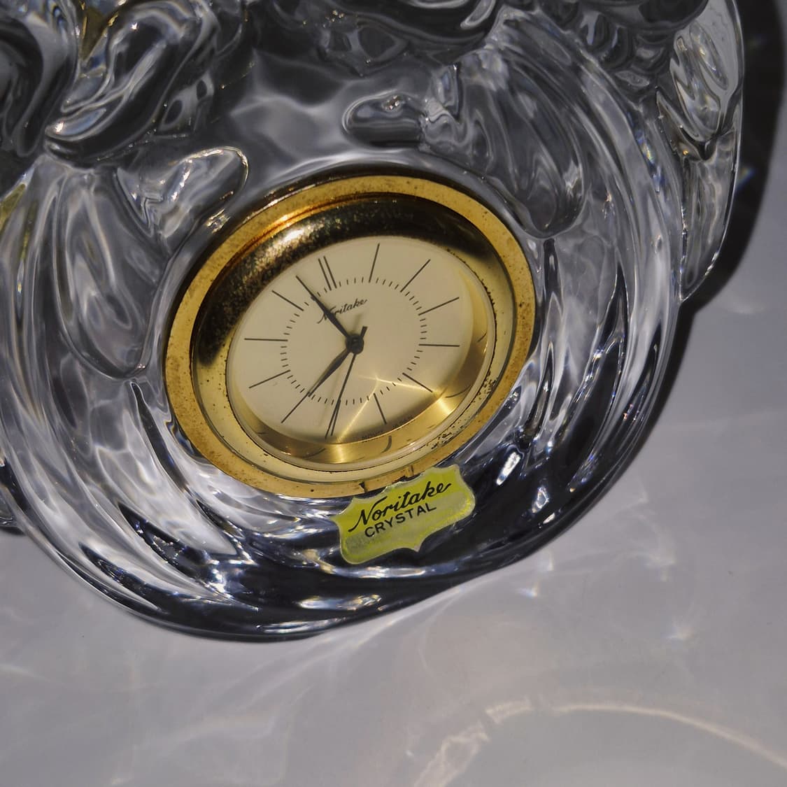 80s 노리다케 크리스탈 천사 탁상 시계 상품이미지7
