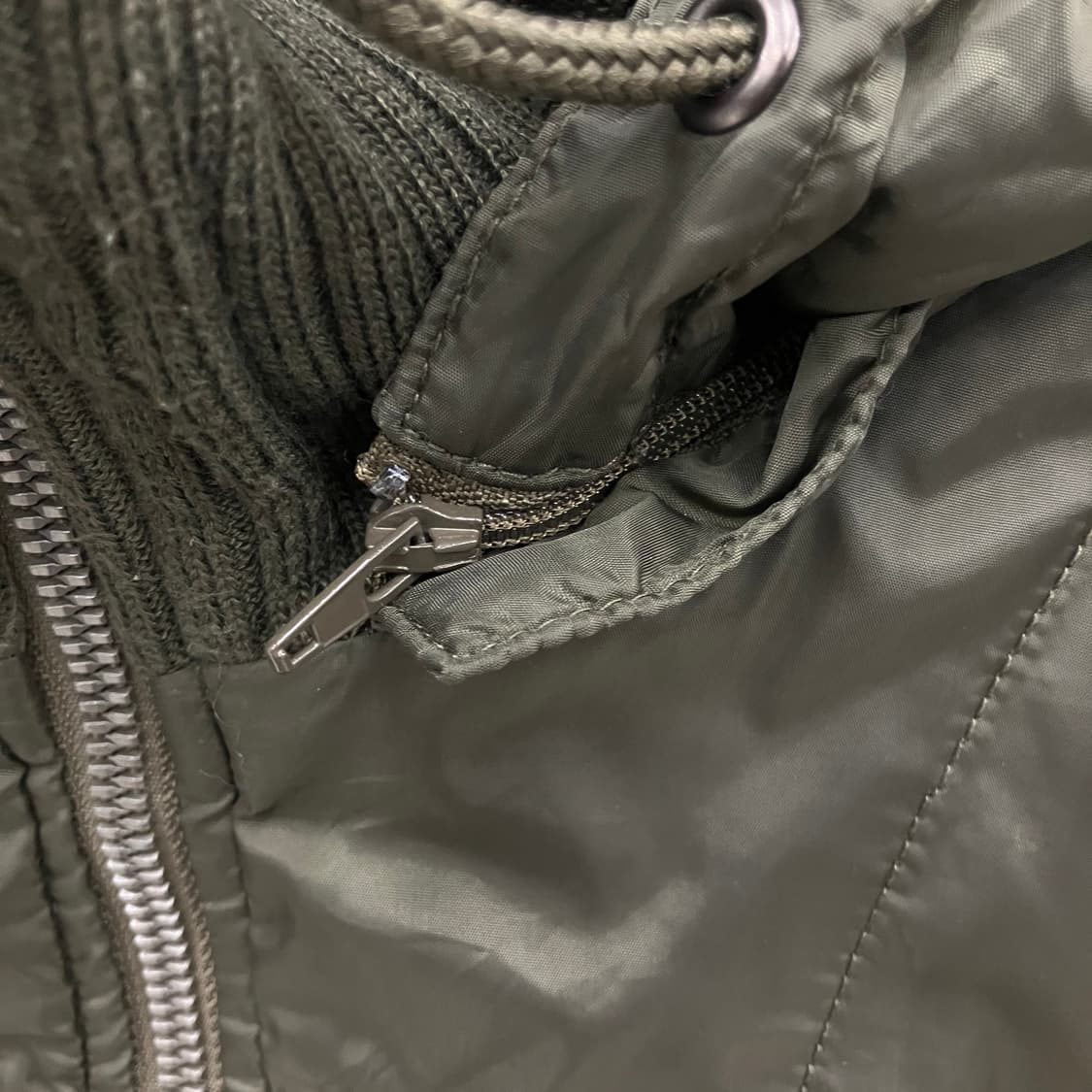 알파인더스트리 카키 후드 자켓 M 상품이미지7