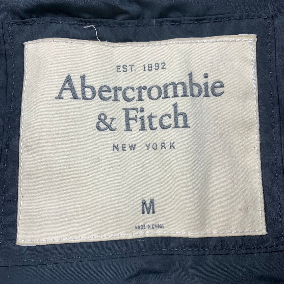 아베크롬비 패치로고 립스탑 폴리쉘 후드 파카 블랙 상품이미지8