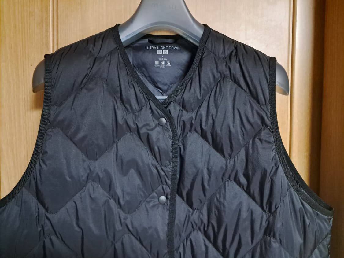 유니클로 롱 패딩조끼 L 상품이미지4