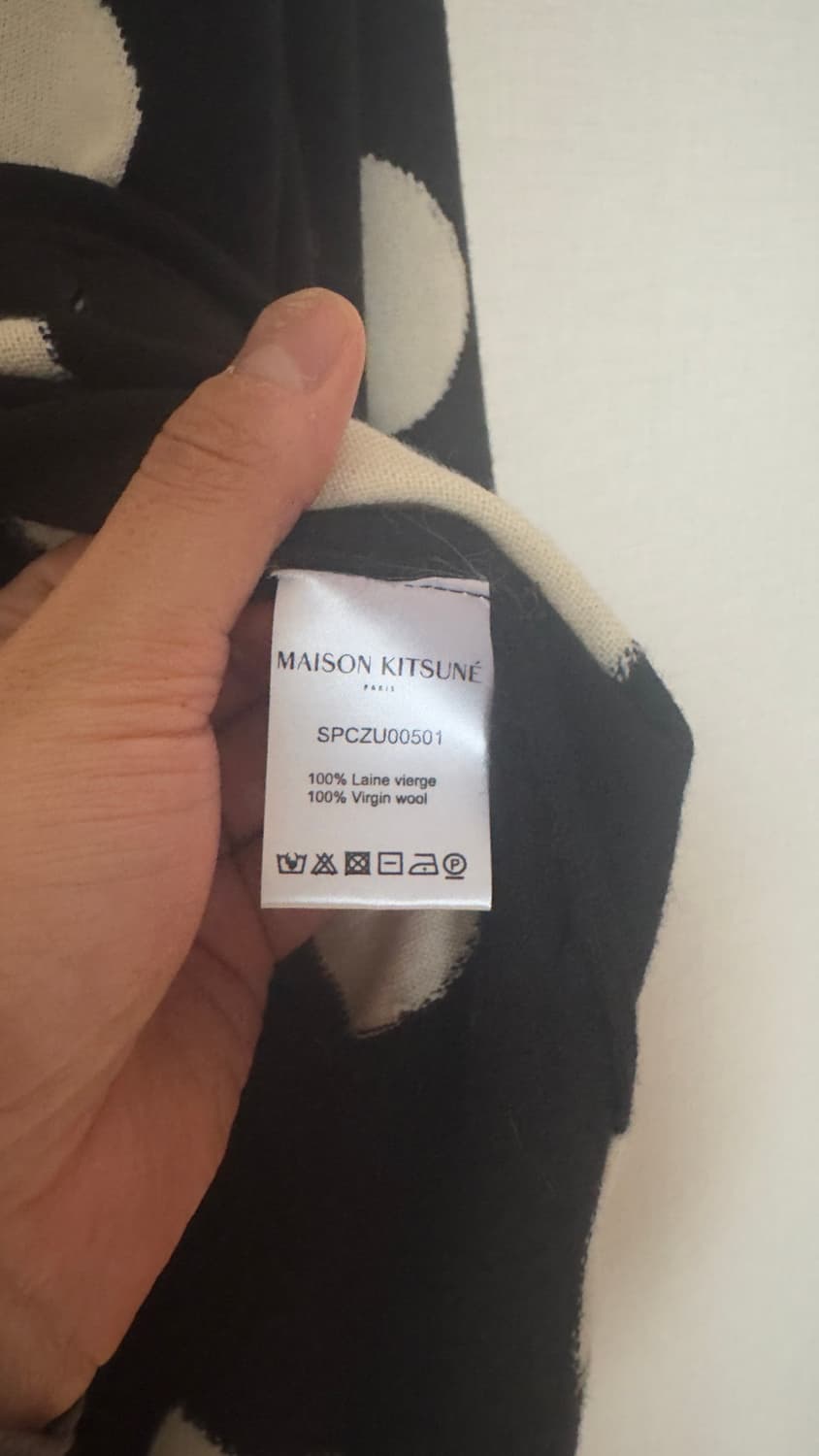 [XL] 메종키츠네 도트 가디건 상품이미지4