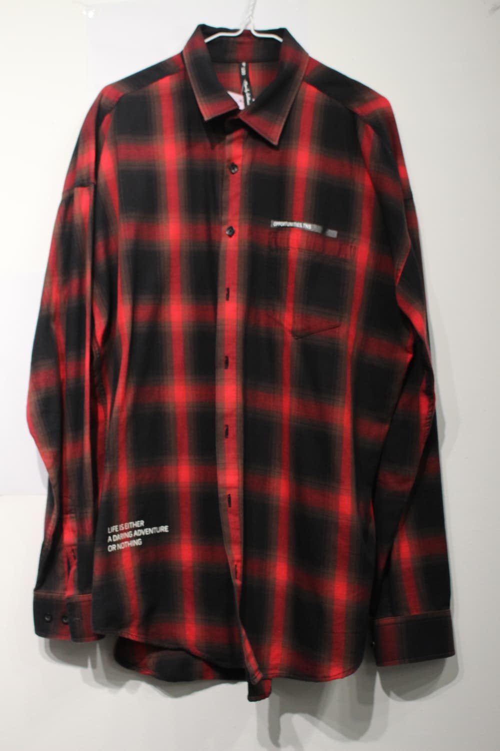 253. 레드 & 블랙 체크 셔츠 상품이미지1