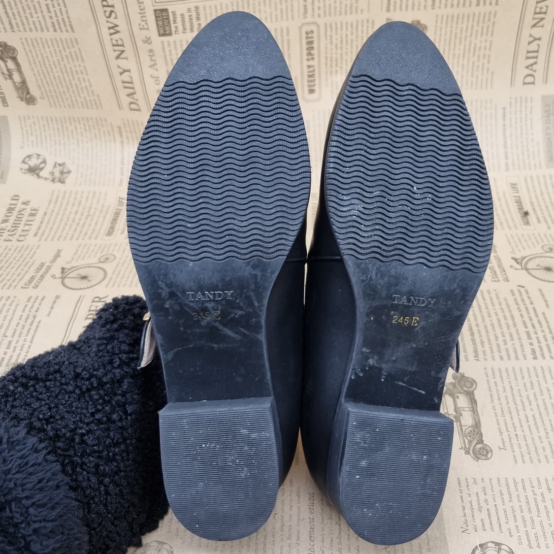 미쉘바이탠디 소가죽 옥스포드화 실사이즈245 상품이미지3