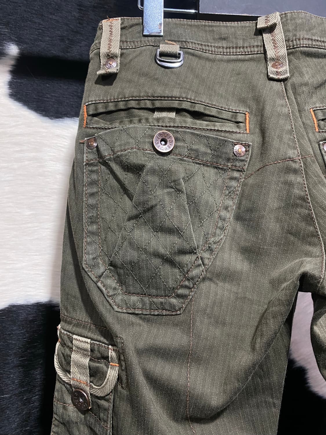 Edwin 스트레이트 카키 카고팬츠 상품이미지5