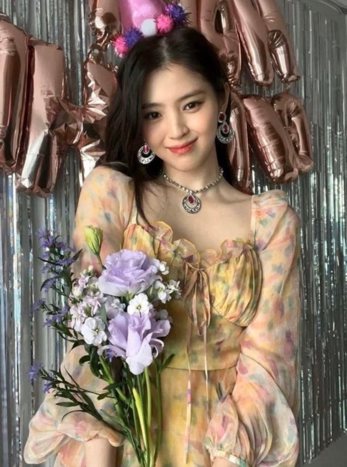 (한소희 원피스) 던드롭 Painted sheer one-piece 상품이미지1