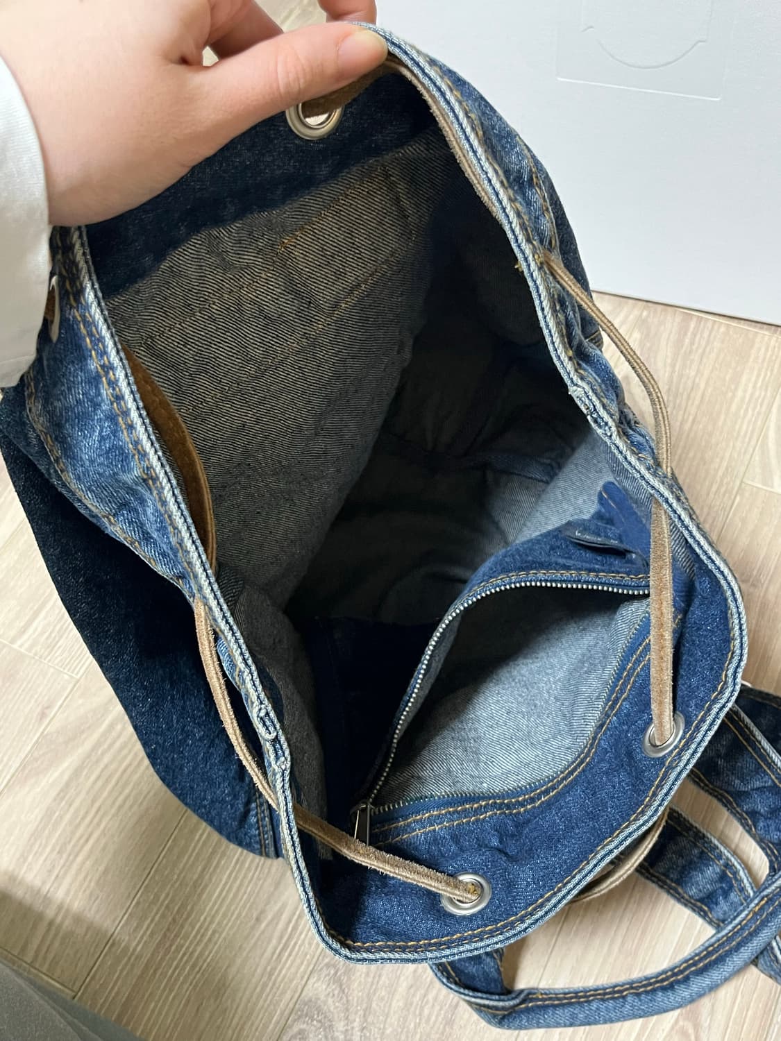 폴로 청 빈티지 숄더 토트백 상품이미지5