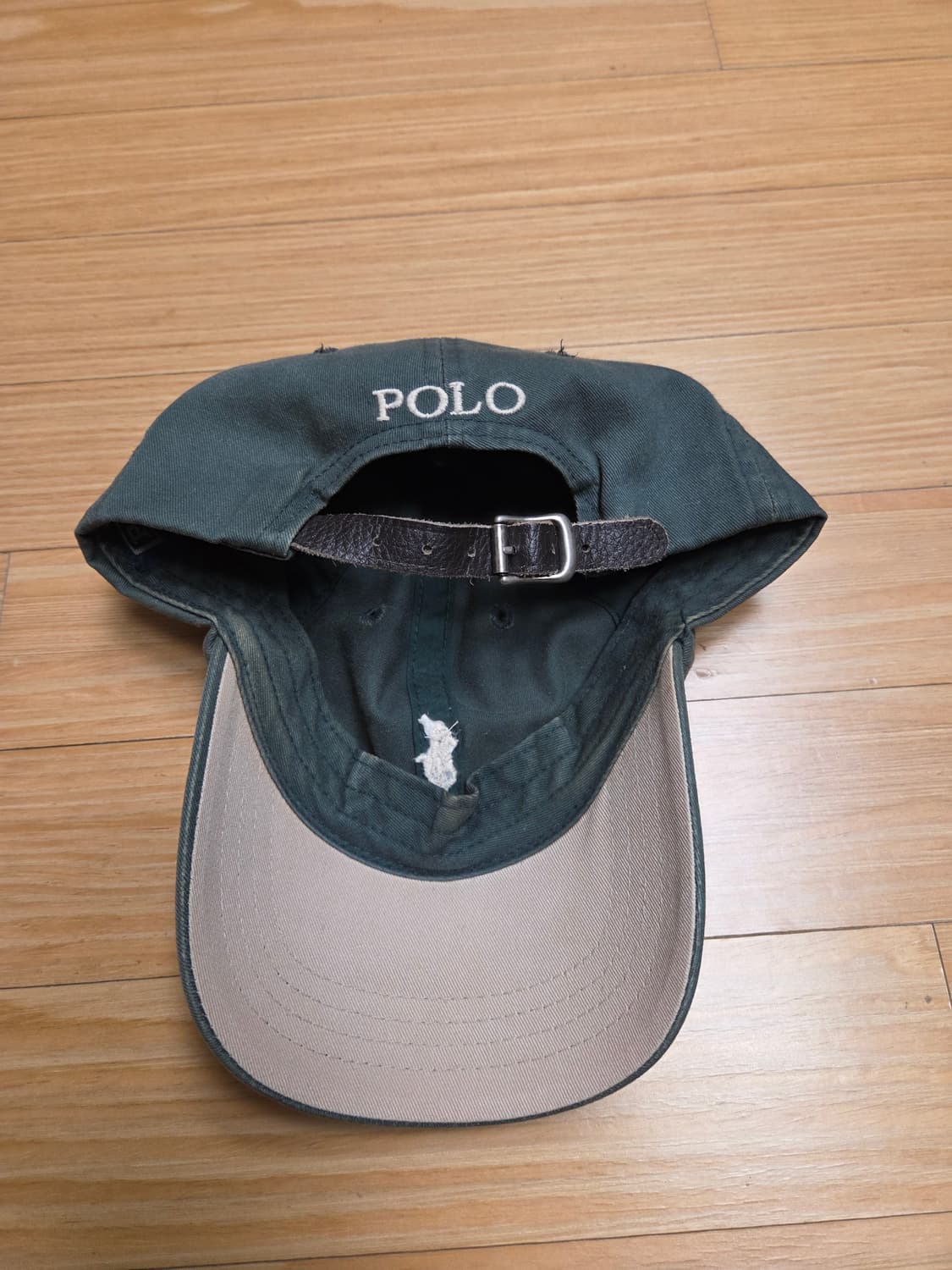 폴로 구형 치노 볼캡 그린 상품이미지2