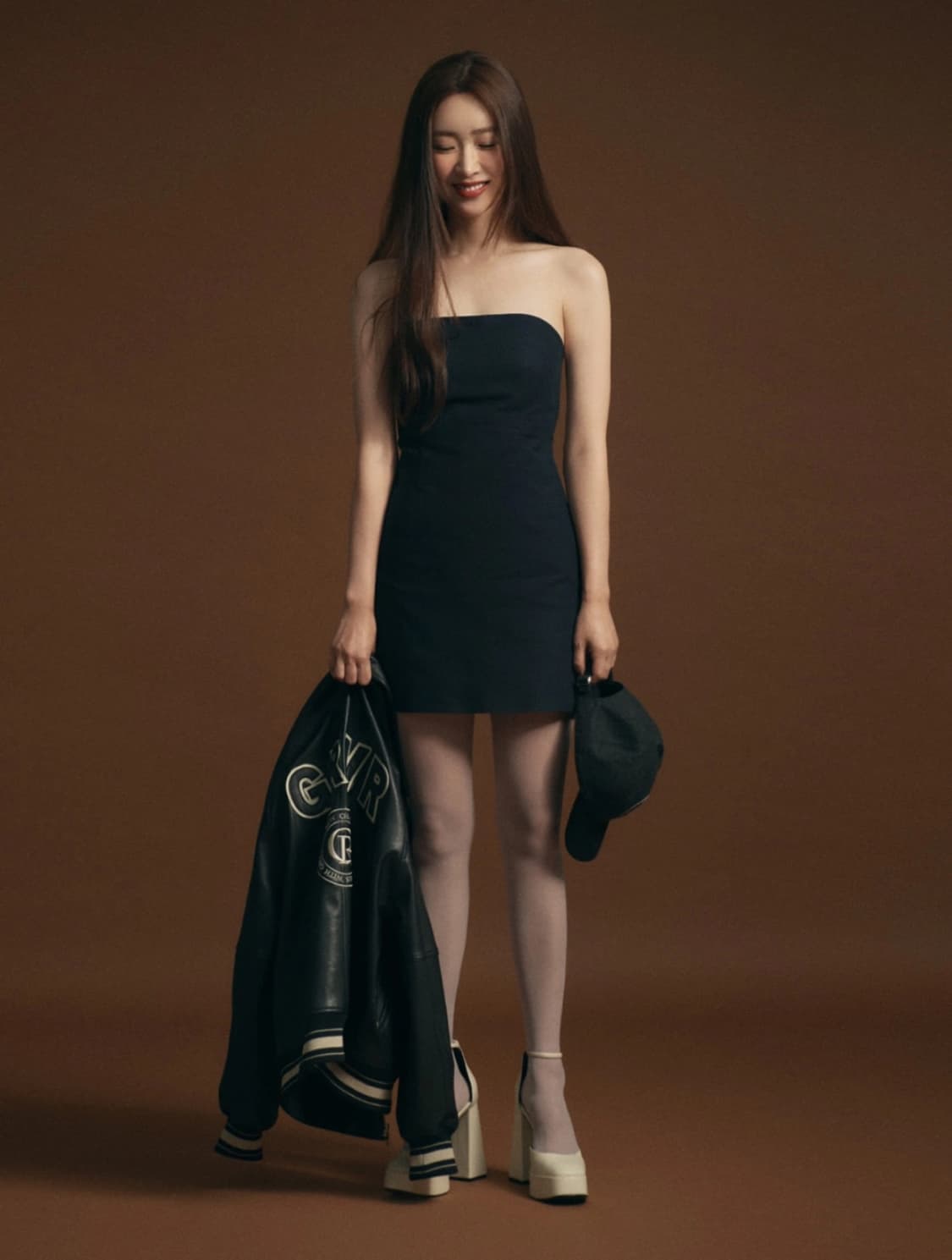 [새상품] 그로브스토어 차정원 원피스 블랙 상품이미지1