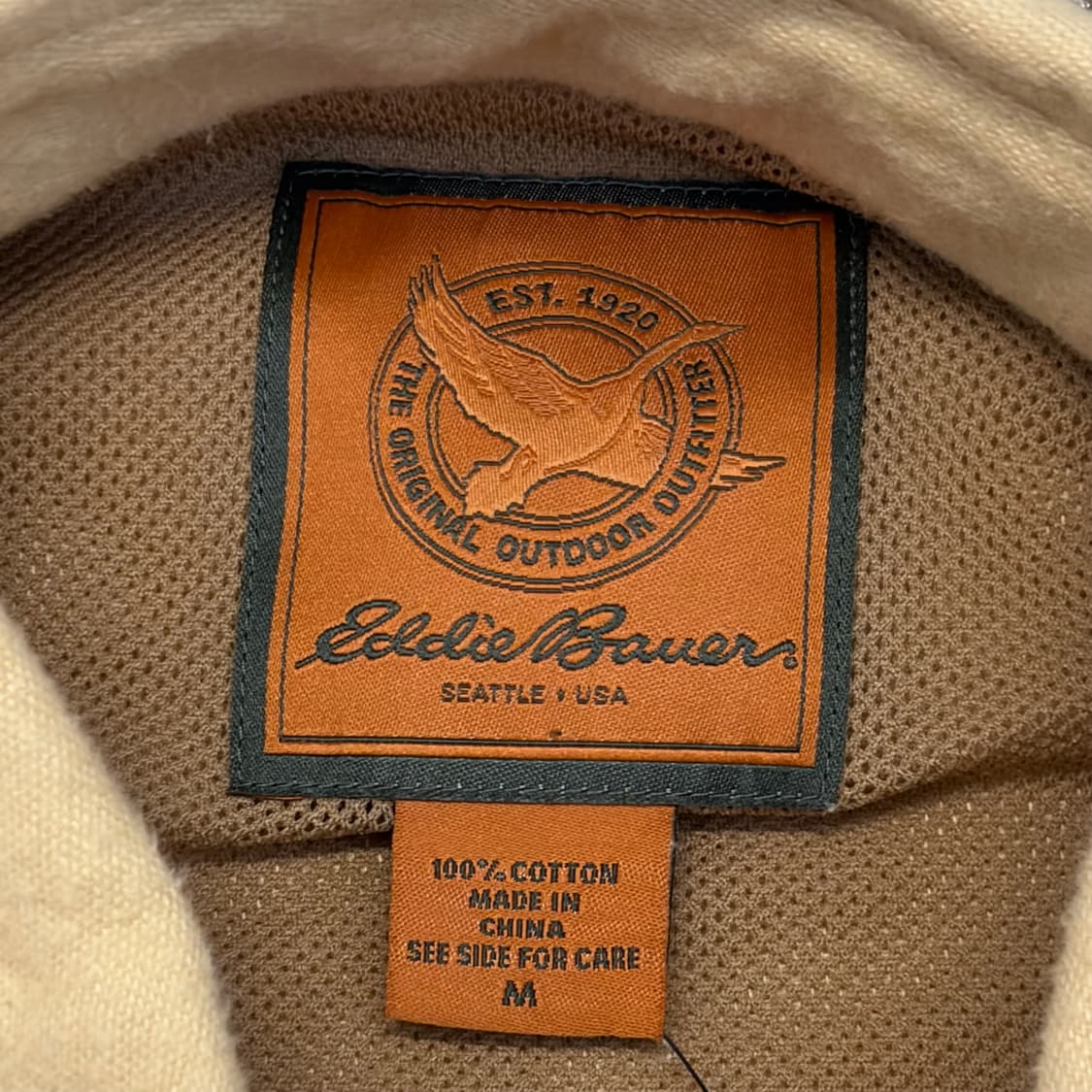 90s 미국 빈티지 에디바우어 헤비코튼 헌팅 셔츠 상품이미지5