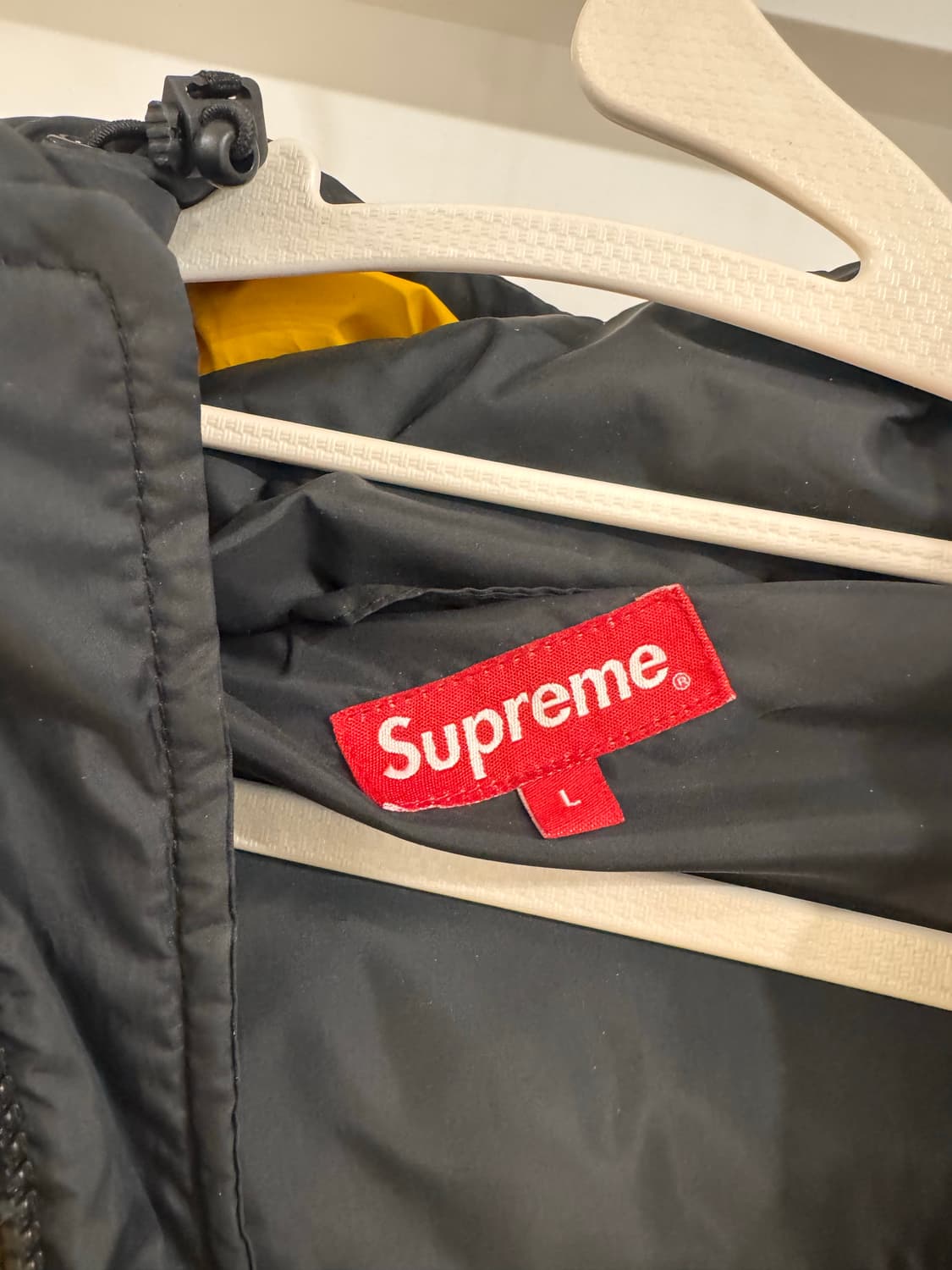 슈프림 스트라이프 패널 다운 자켓 L 상품이미지3