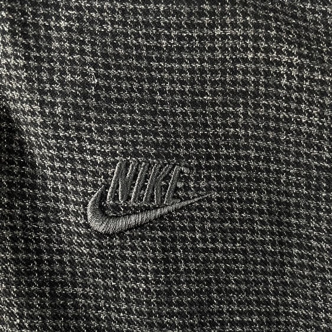 L 나이키 체크 후드 바람막이 자켓 100 히코리 상품이미지4