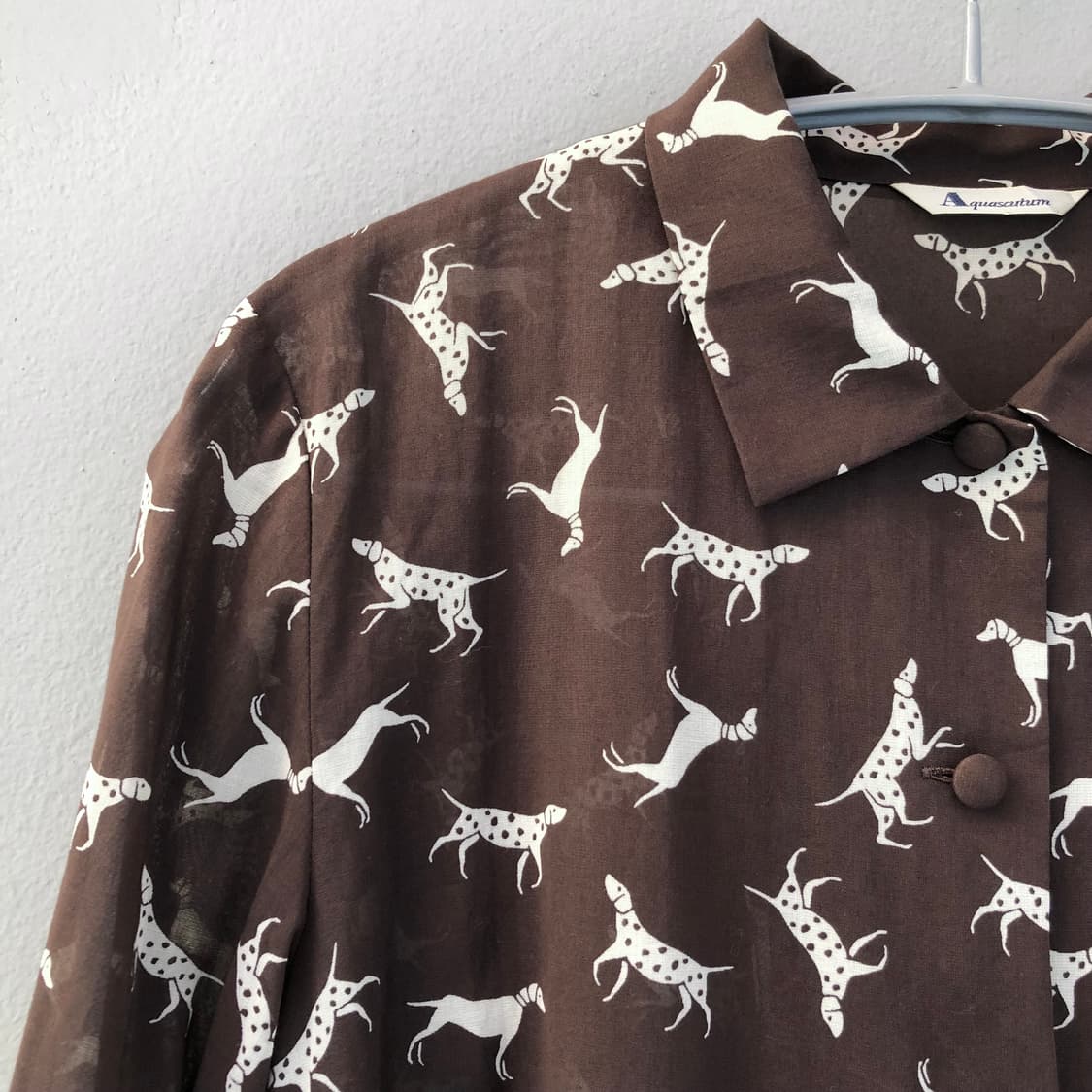 Aquascutum pattern shirt 상품이미지2