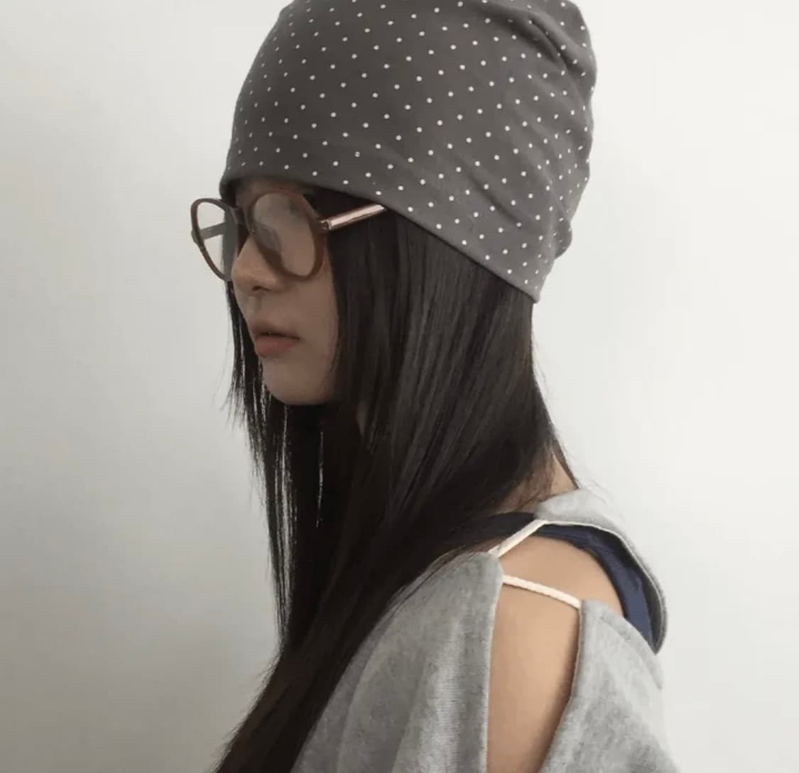 티쉬 도트 비니  상품이미지2