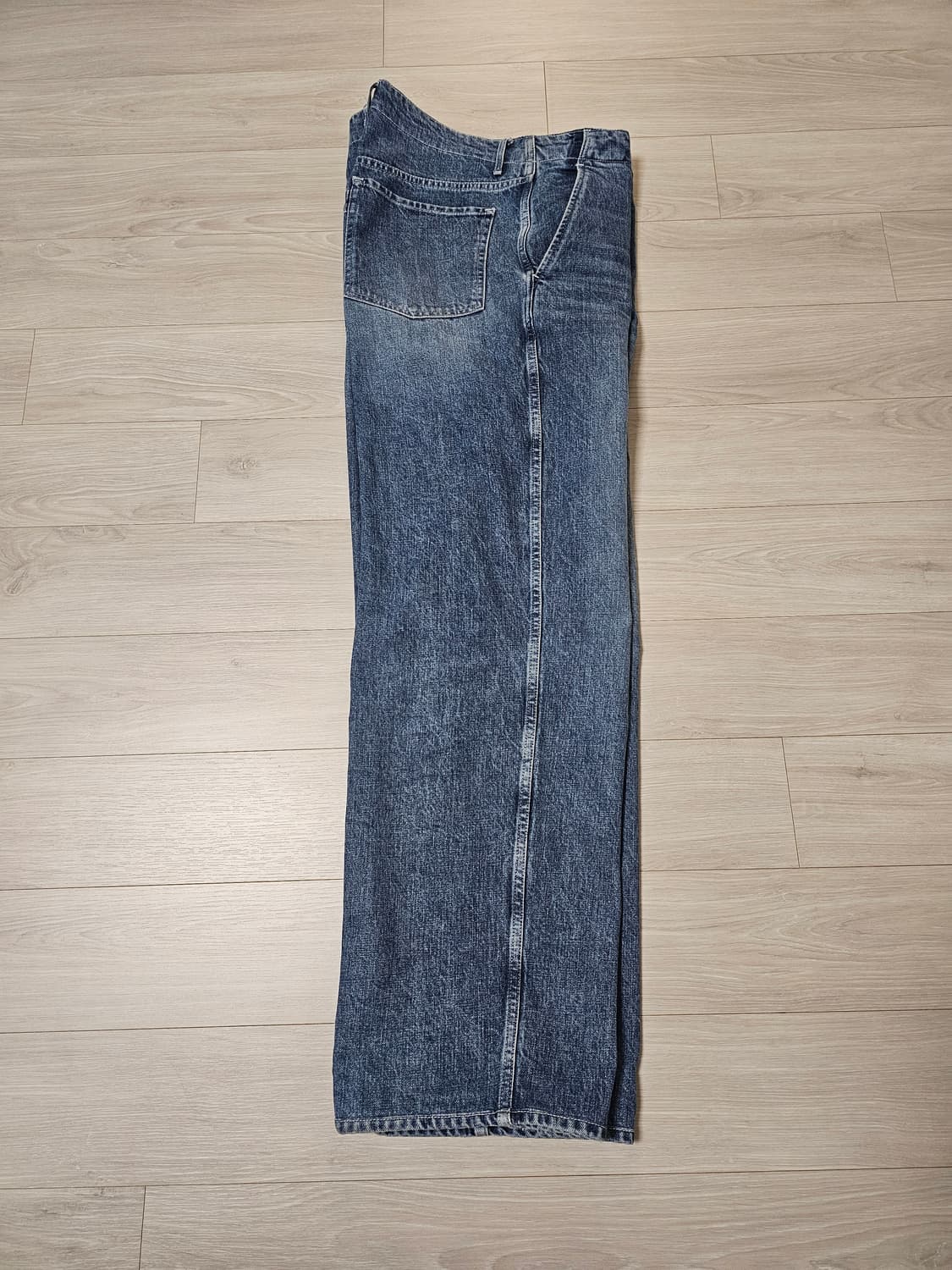 포터리 원워시드 와이드 데님 상품이미지4