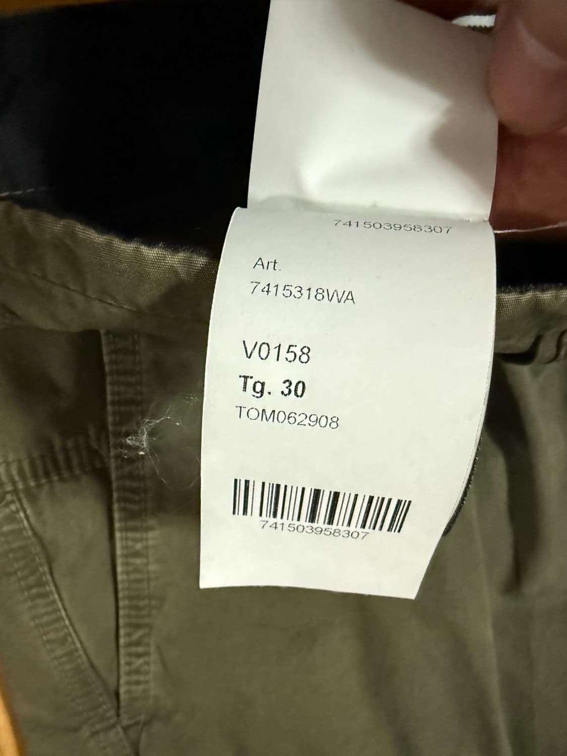 스톤아일랜드 318WA 올드 이펙트 카고팬츠 상품이미지7