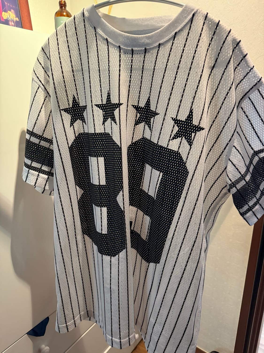 y2k 89 넘버링 메쉬 티셔츠 스트릿 아메카지 갸루 상품이미지2