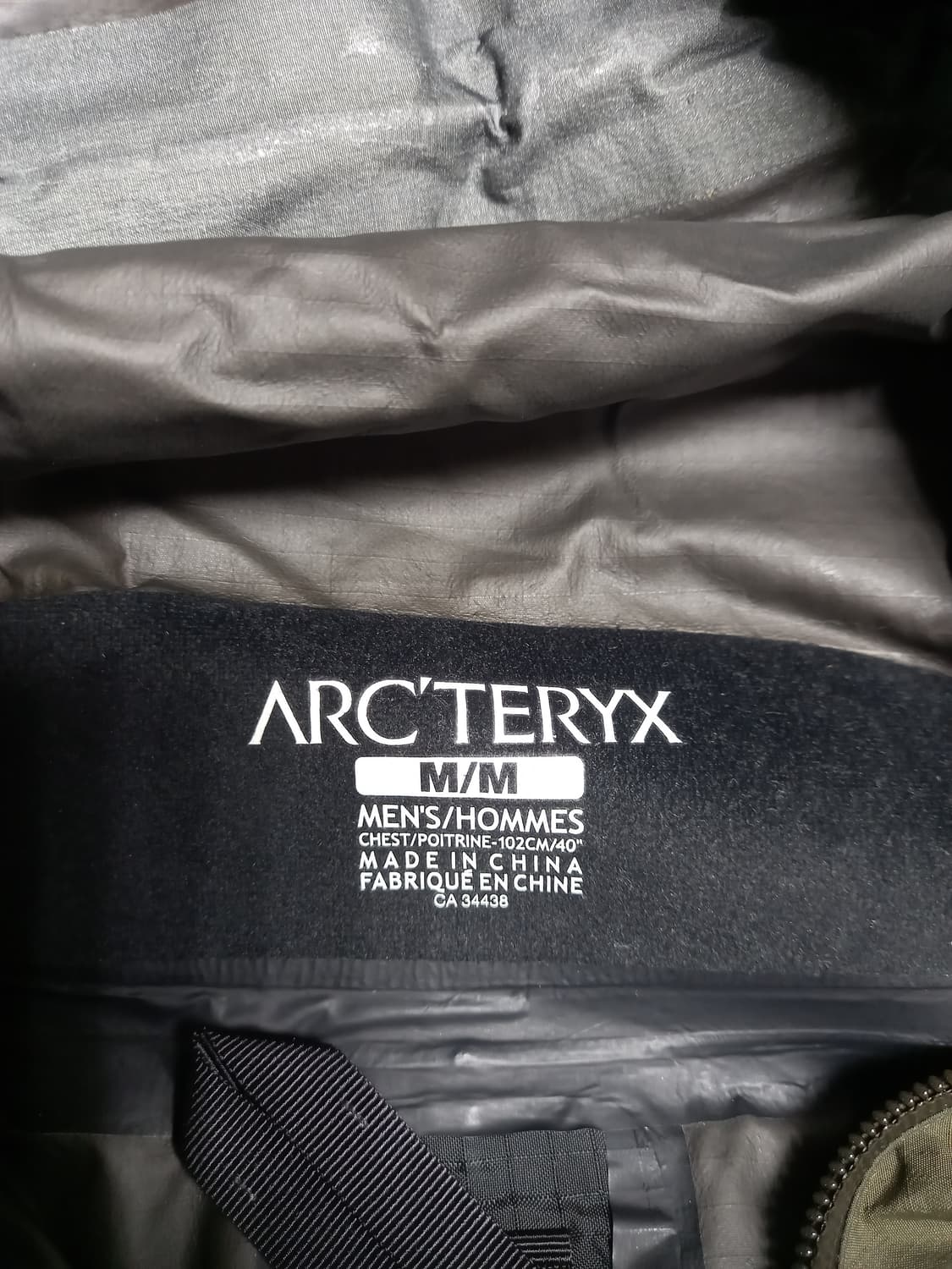 아크테릭스 베타 sl 고어텍스후디 포리지 M(실용100) 상품이미지4