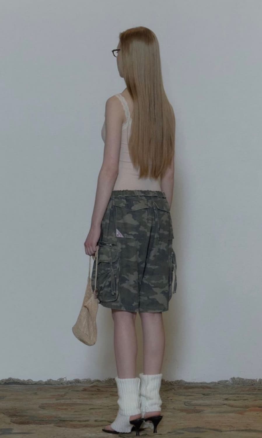 스컬프터 Twill Cargo Half Pants Forest Camo 상품이미지2