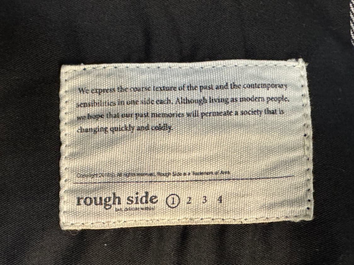 러프사이드 드레이프 데님 1사이즈 상품이미지4