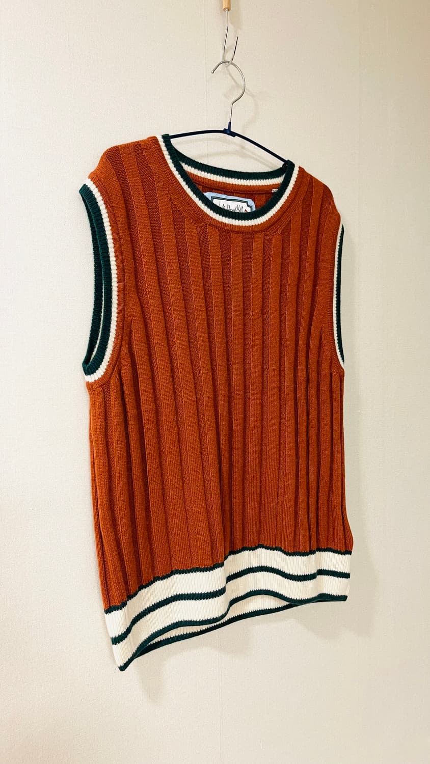 간트 GANT x 루크 에드워드 홀 콜라보 캐시미어 100% 니트 조끼. 상품이미지3