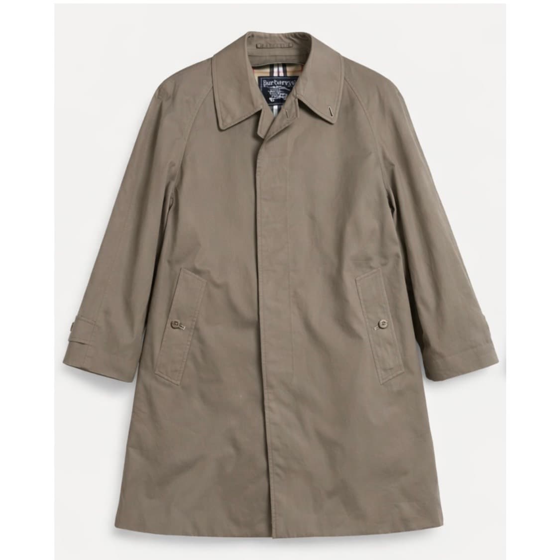 90s 버버리 Burberrys 빈티지 발마칸 코트 너바체크 울라이너 상품이미지1