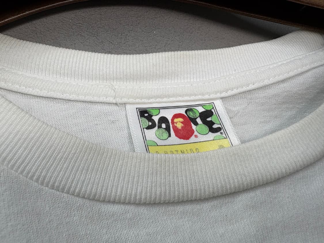 베이프 카모 빅사루 화이트반팔 A3429 상품이미지10