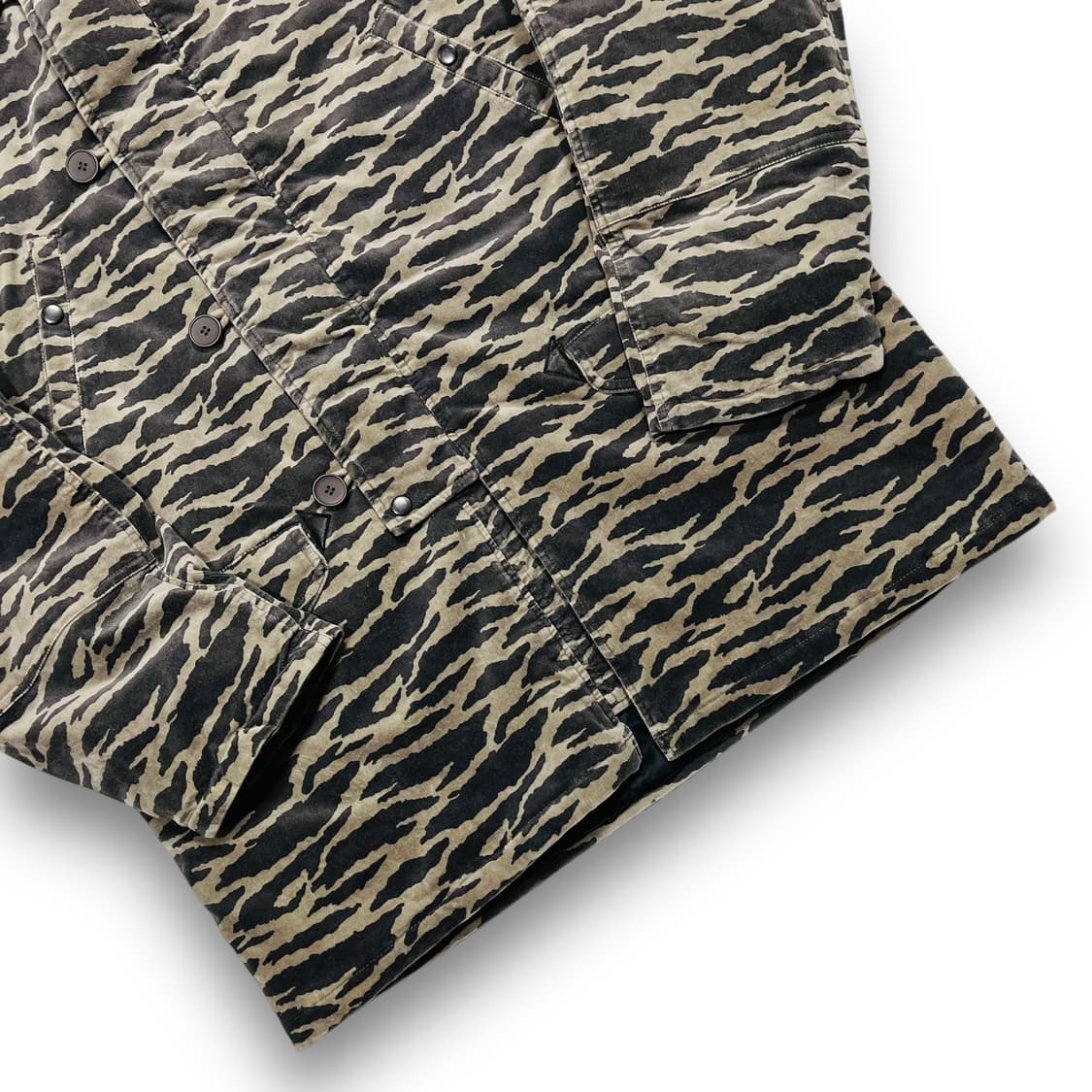 데일리 뉴스 락시크 타이거 코듀로이 빈티지 개파카 상품이미지3