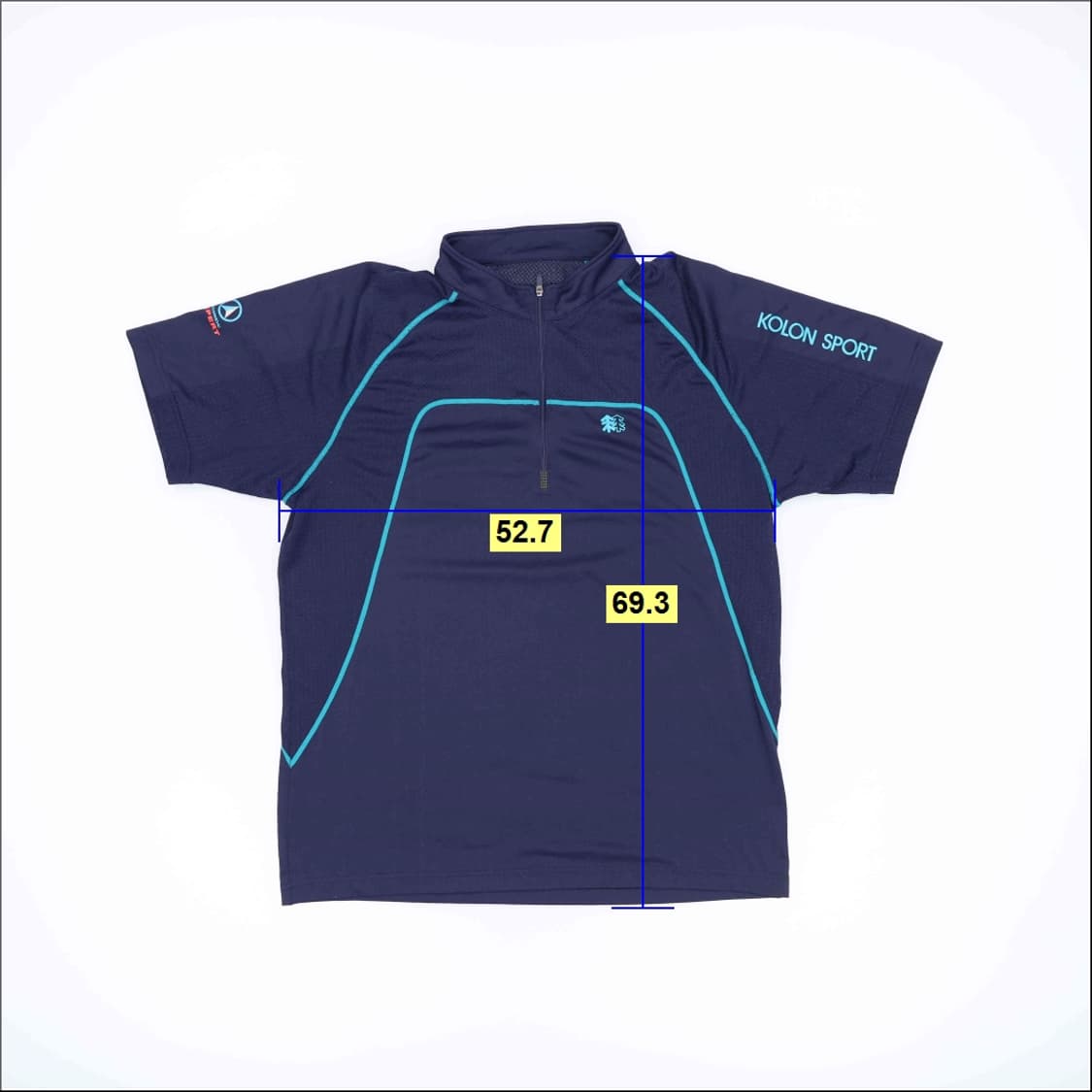105 코오롱스포츠 반집업 반팔티 0417H1 상품이미지5