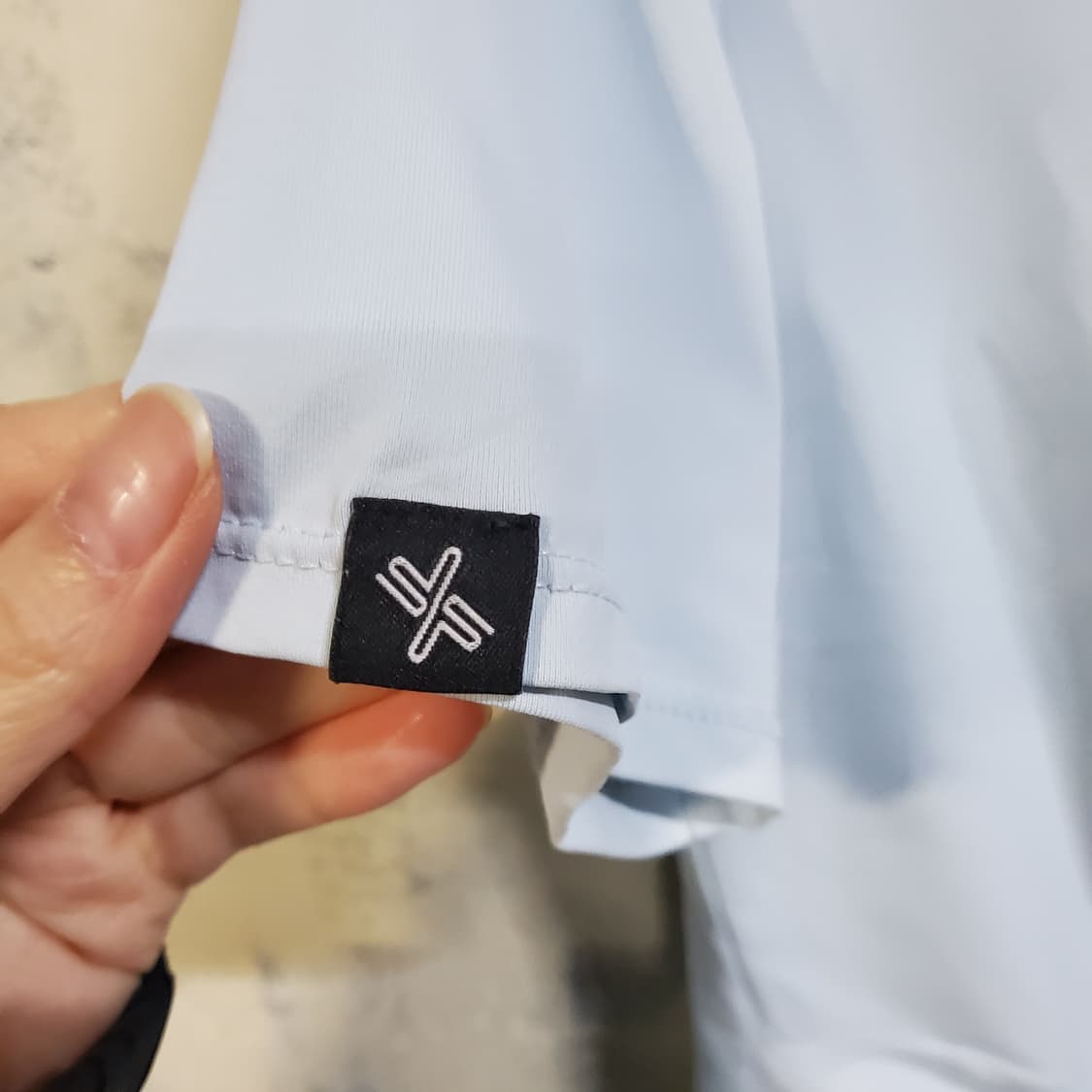 젝시믹스 크롭 매듭 기능성 반팔티  상품이미지3