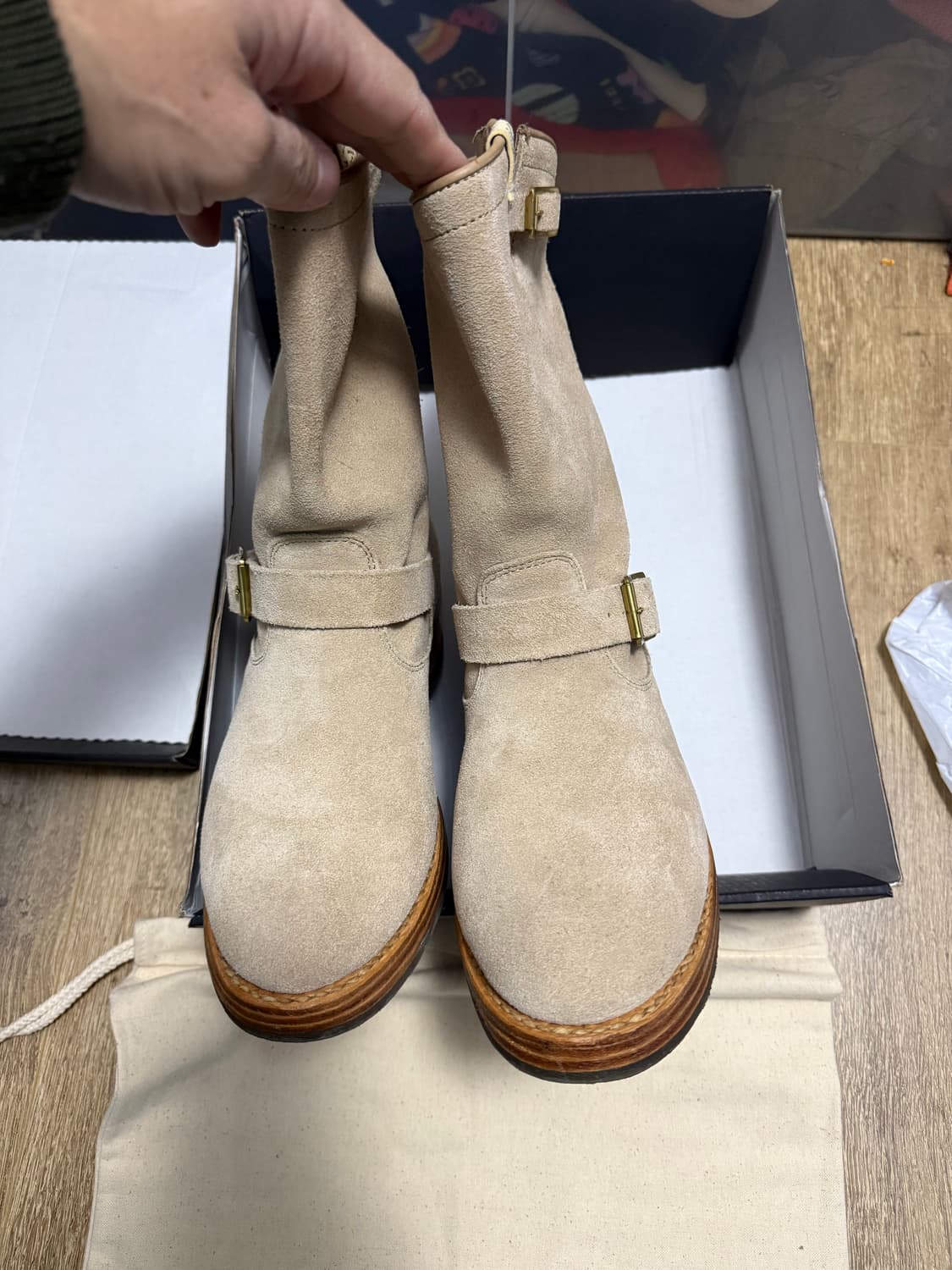 비즈빔 23SS T.W.O. Boots 투 부츠 엔지니어 부츠 샌드 상품이미지2