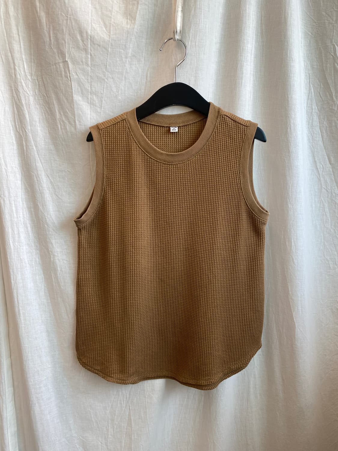 UNIQLO 브라운 민소매탑(M) 상품이미지2