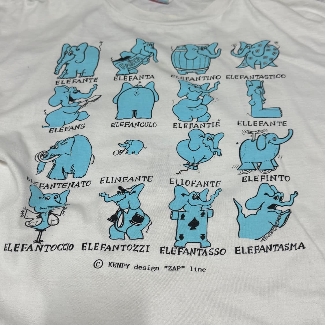 90s vintage 엘리펀트 그래픽 t-shirt 상품이미지2
