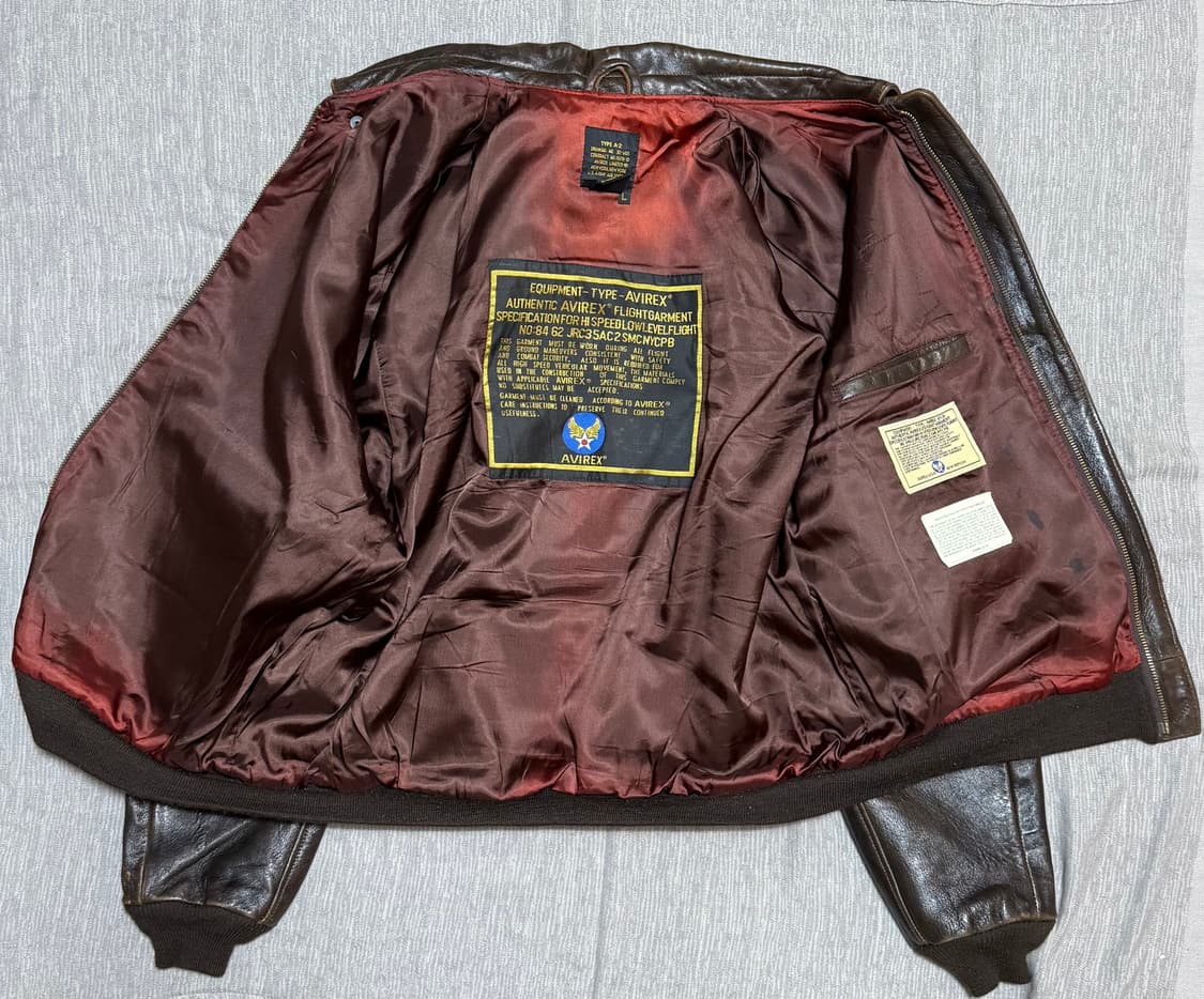 아비렉스 A-2 자켓 XL 사이즈 상품이미지4