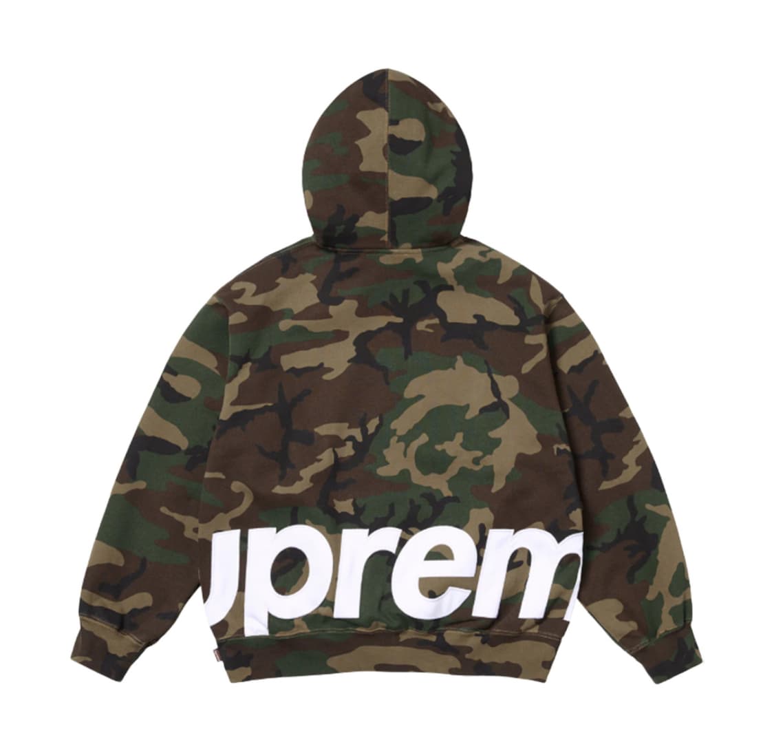 슈프림 카모 후드집업 상품이미지2