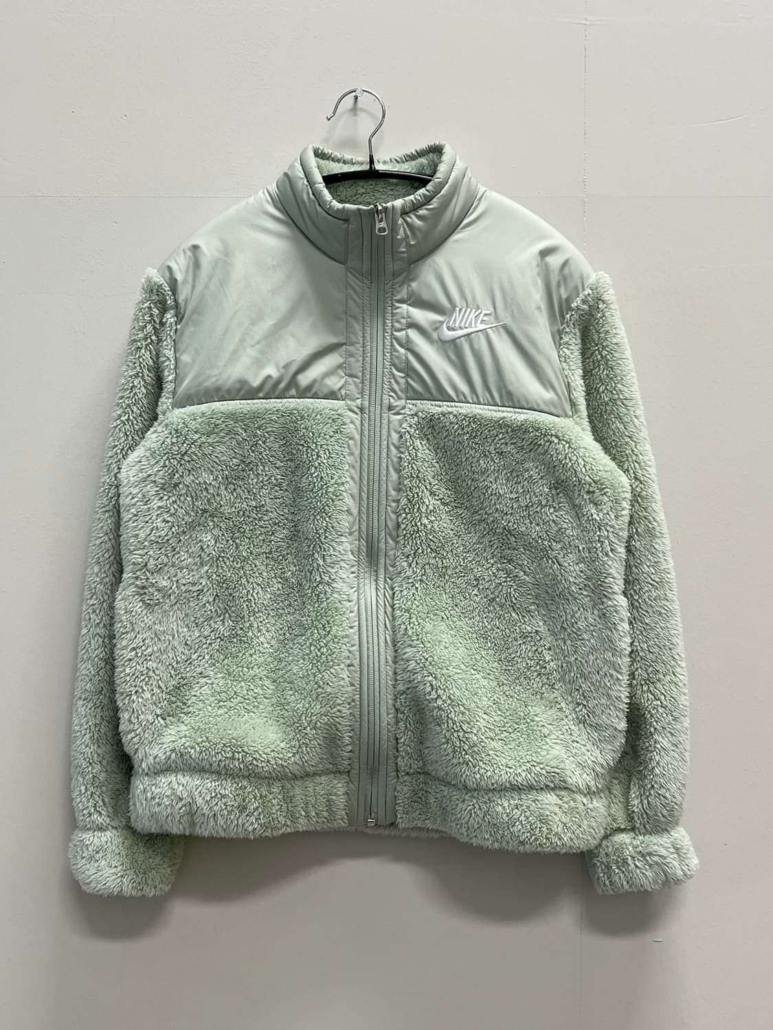 나이키 여성 스포츠웨어 플러시 재킷 그린 상품이미지2