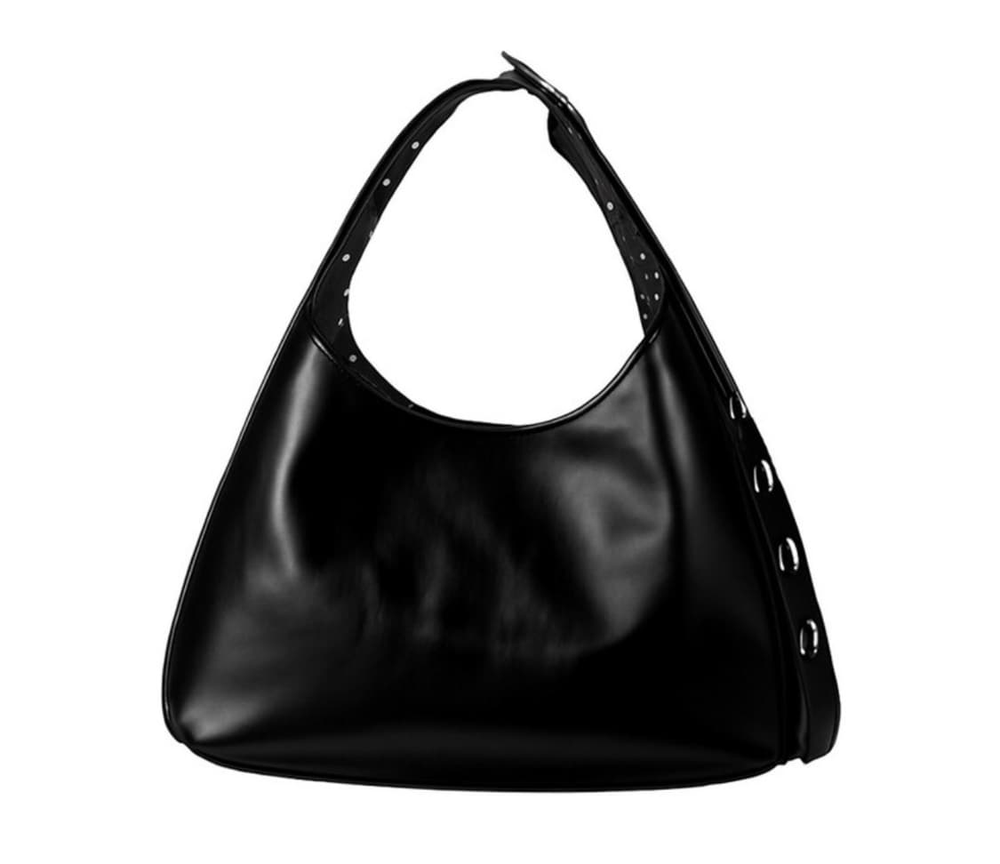 레터리 BUCKLE REVERSIBLE SHOULDER BAG 블랙 상품이미지2