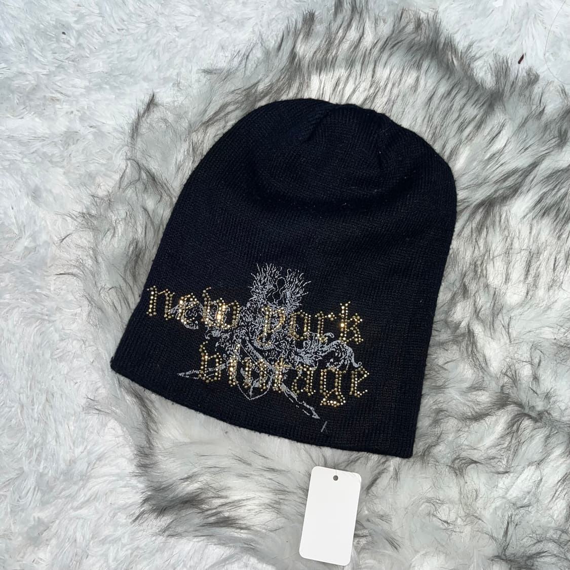 Y2K 큐빅 비니 상품이미지3