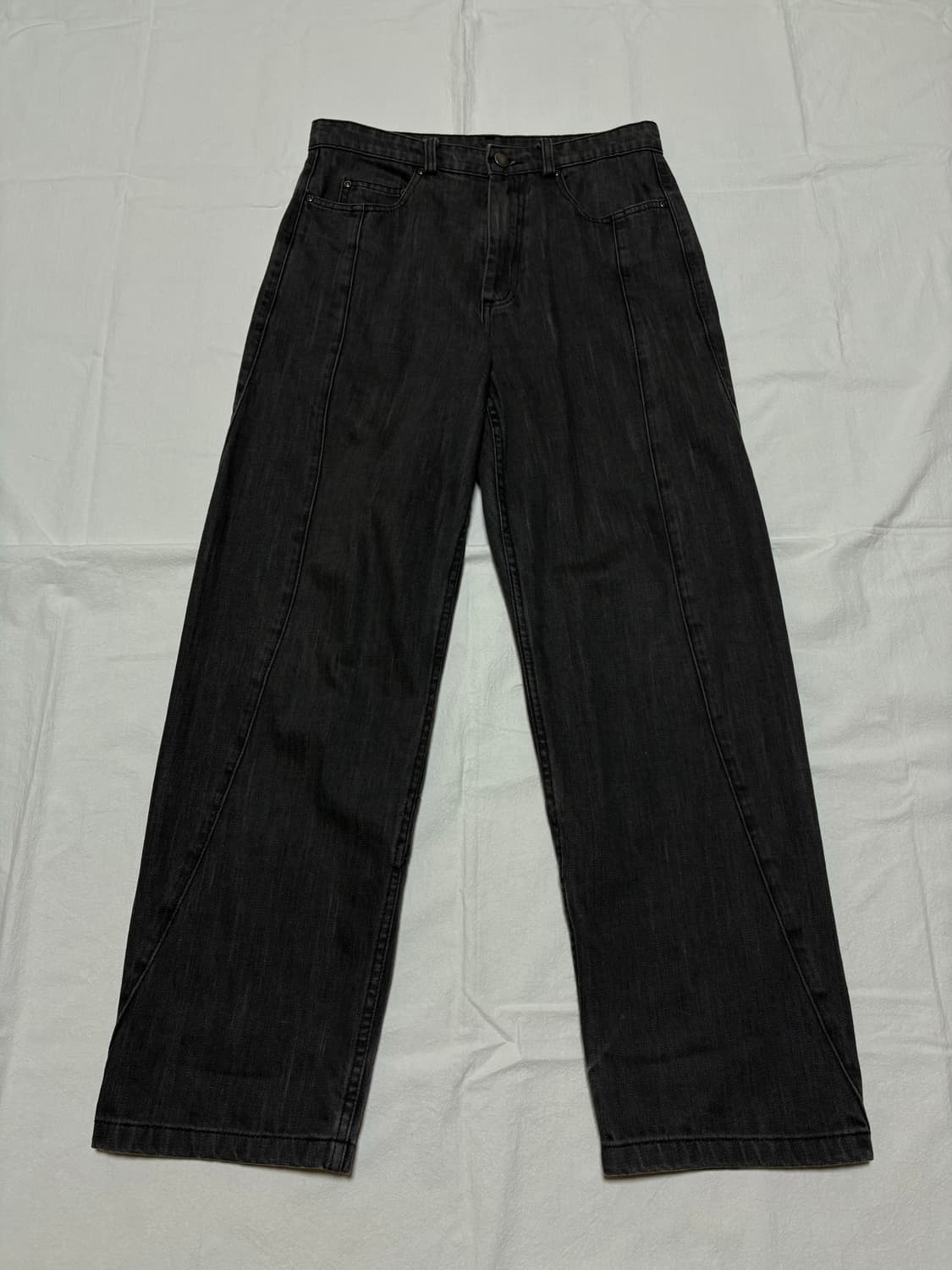 인템포무드 문라이즈 데님 팬츠 M 상품이미지3